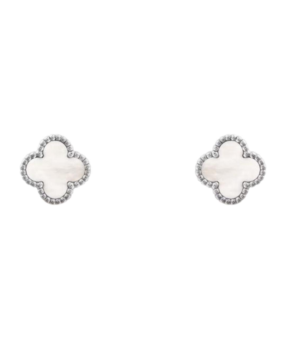 VAN CLEEF & ARPELS Серебряные серьги из белого золота, фото 1