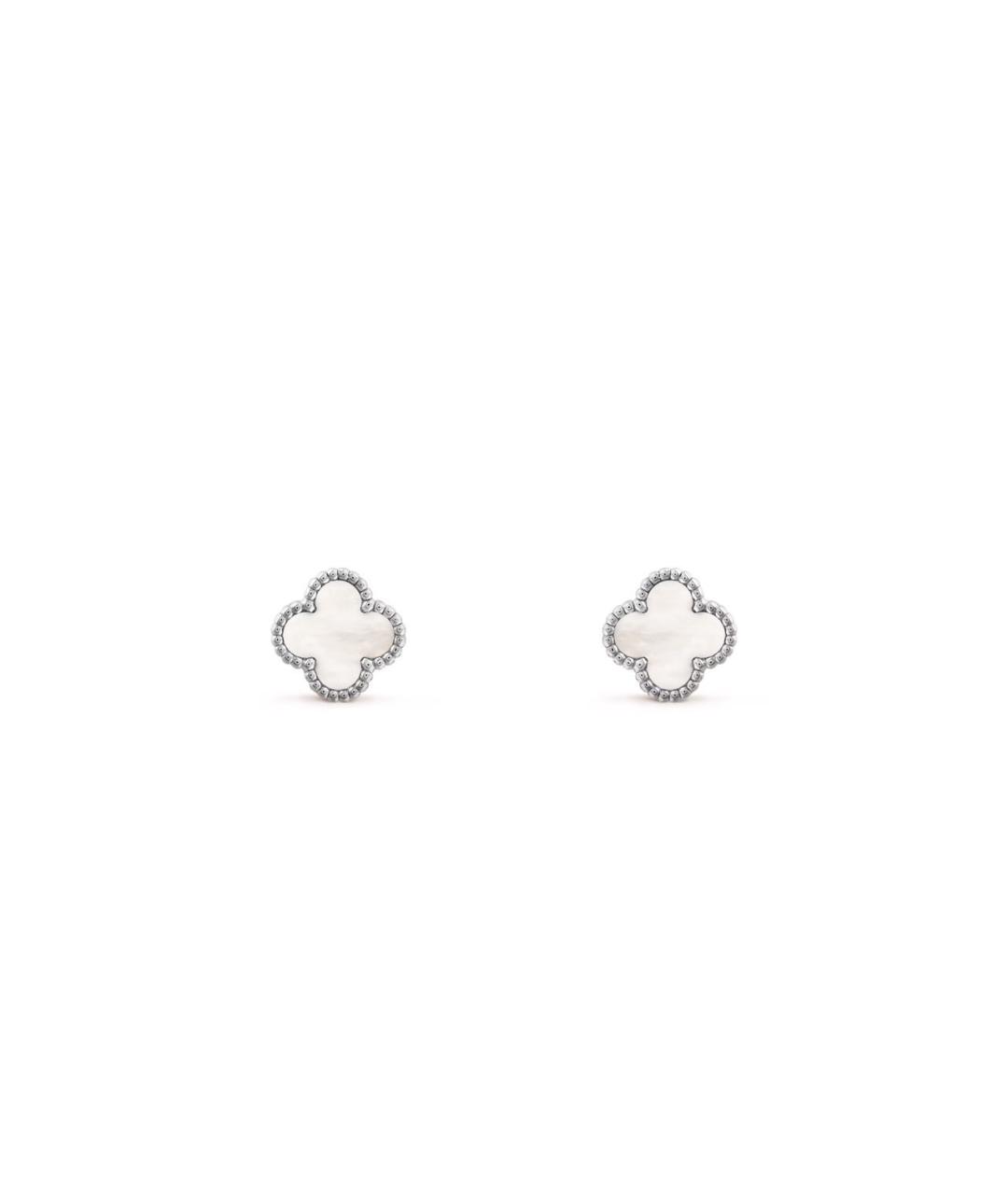 VAN CLEEF & ARPELS Серебряные серьги из белого золота, фото 3