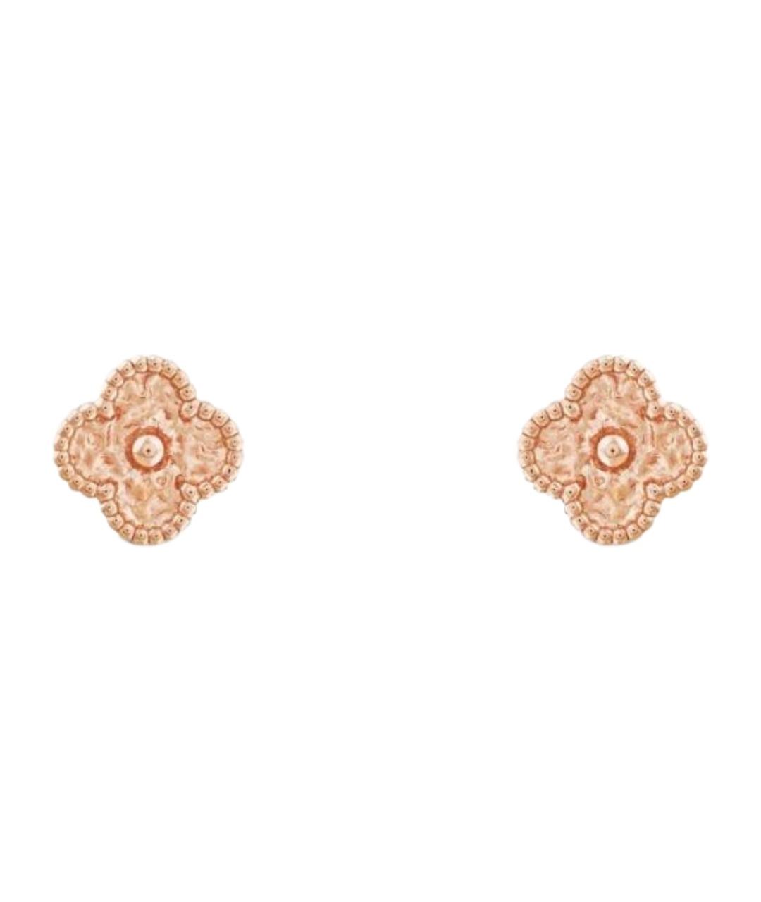 VAN CLEEF & ARPELS Золотые серьги из розового золота, фото 1