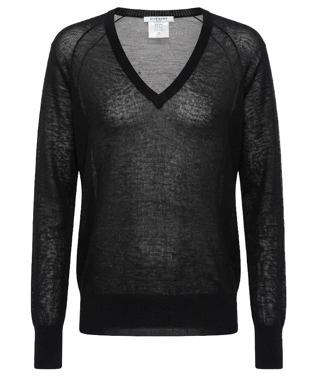 GIVENCHY Черный вискозный джемпер / свитер, фото 1