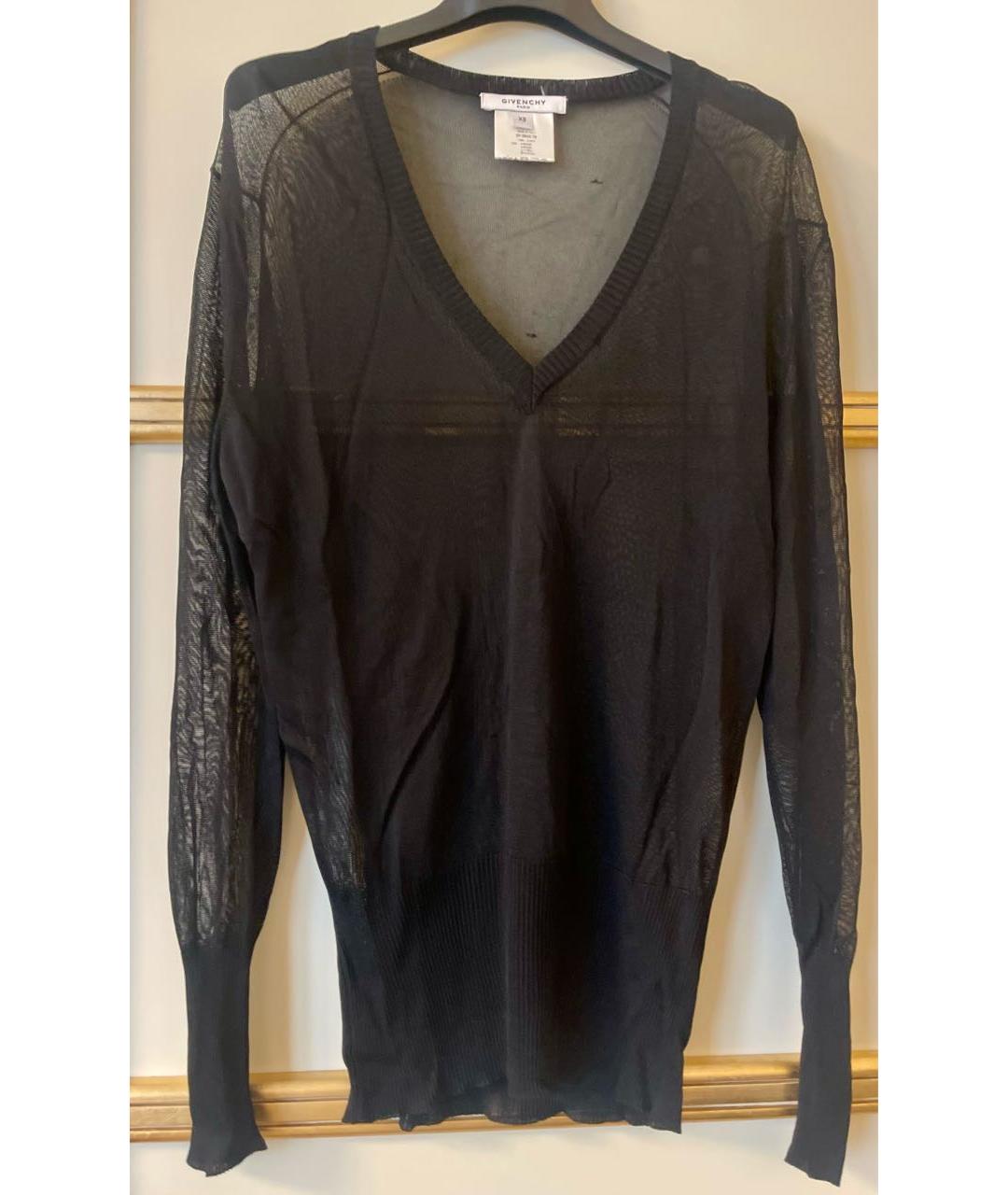 GIVENCHY Черный вискозный джемпер / свитер, фото 5