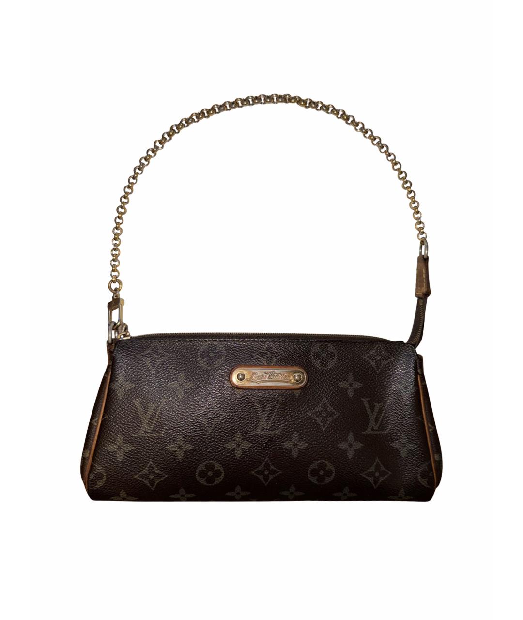 LOUIS VUITTON Коричневая сумка с короткими ручками из канвы, фото 1
