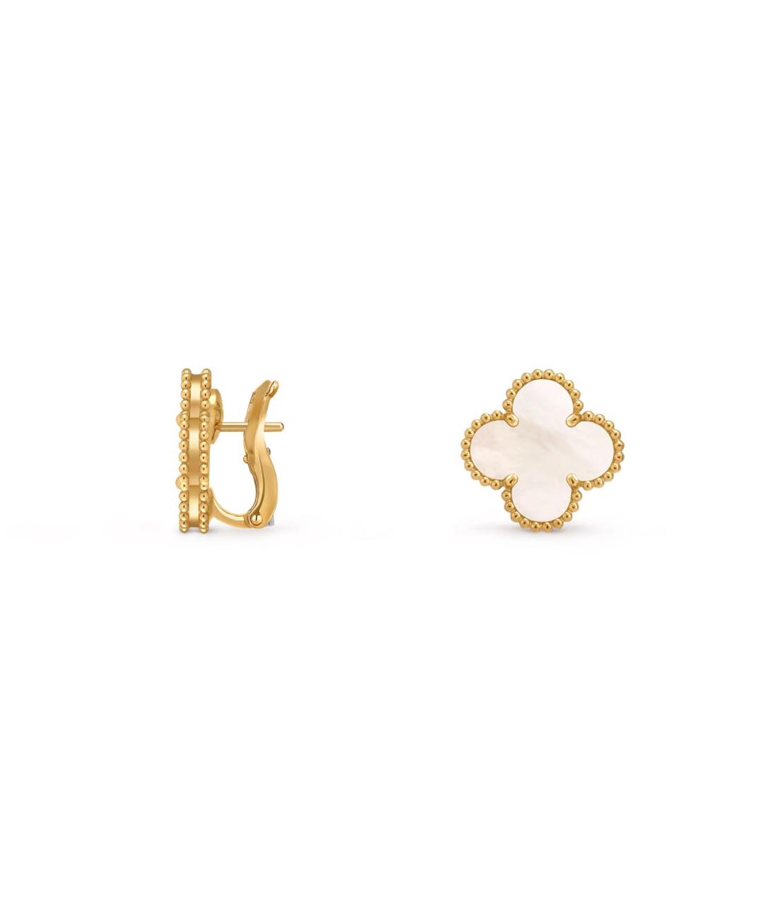 VAN CLEEF & ARPELS Золотые серьги из желтого золота, фото 3