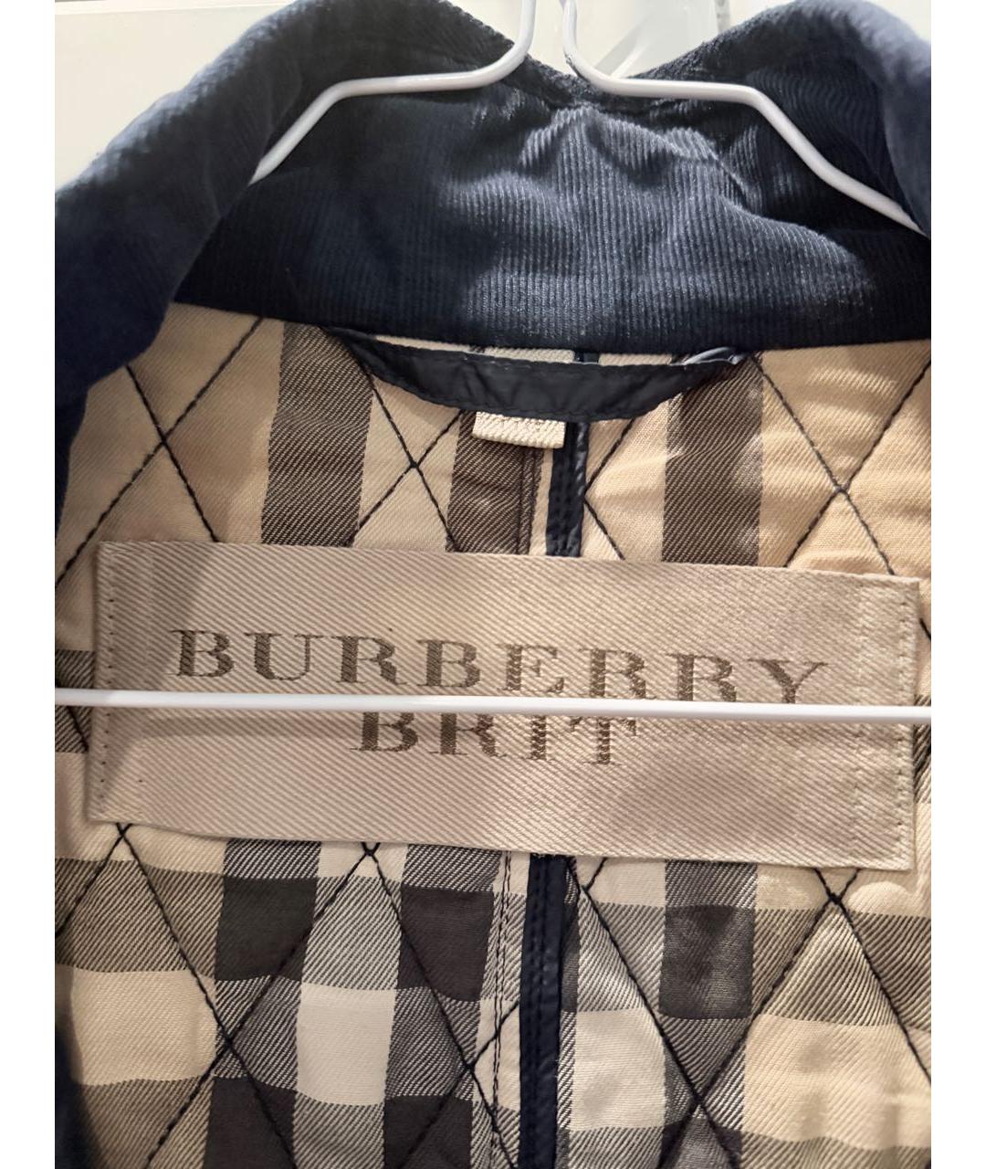 BURBERRY Темно-синяя куртка, фото 3