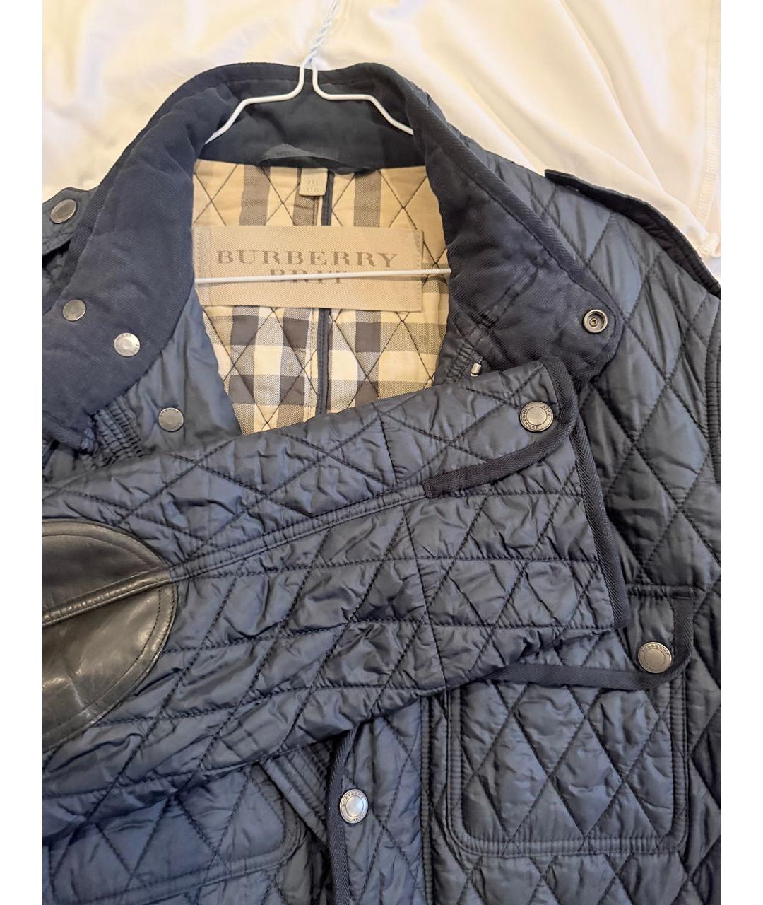 BURBERRY Темно-синяя куртка, фото 4