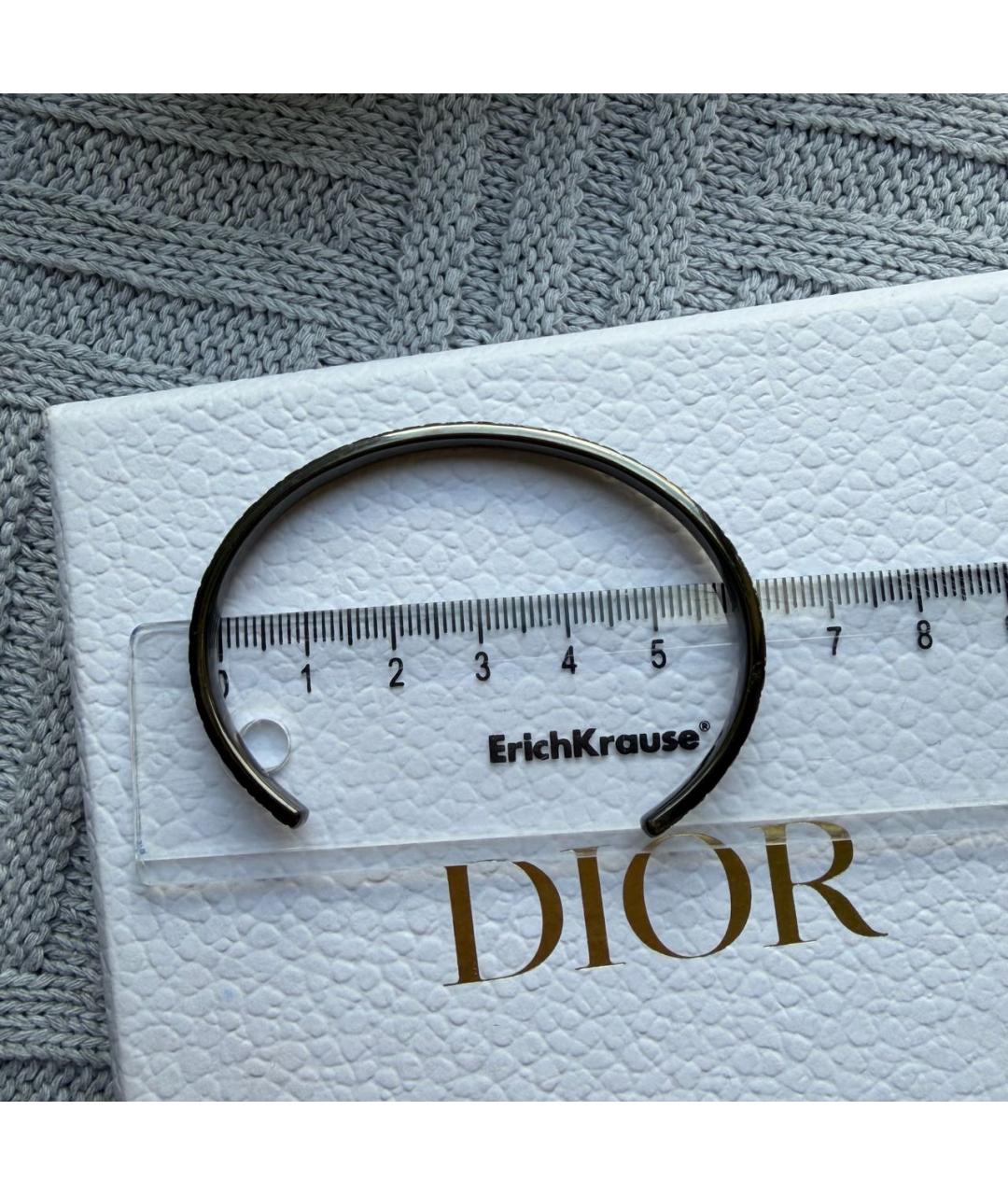 CHRISTIAN DIOR Антрацитовый браслет, фото 3