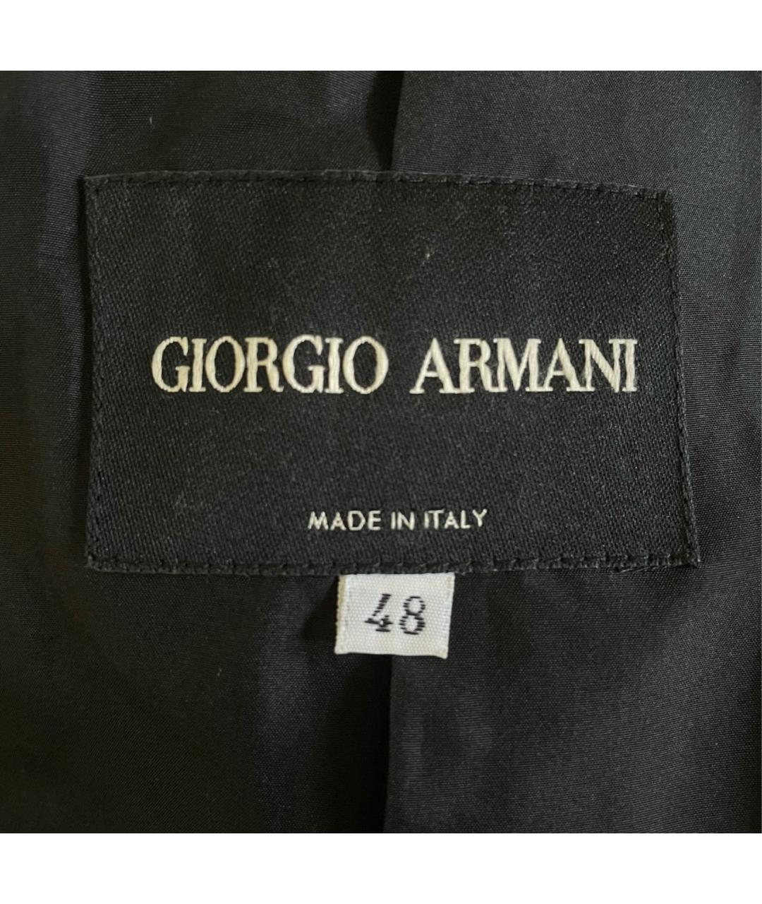 GIORGIO ARMANI Коричневый вискозный жакет/пиджак, фото 3