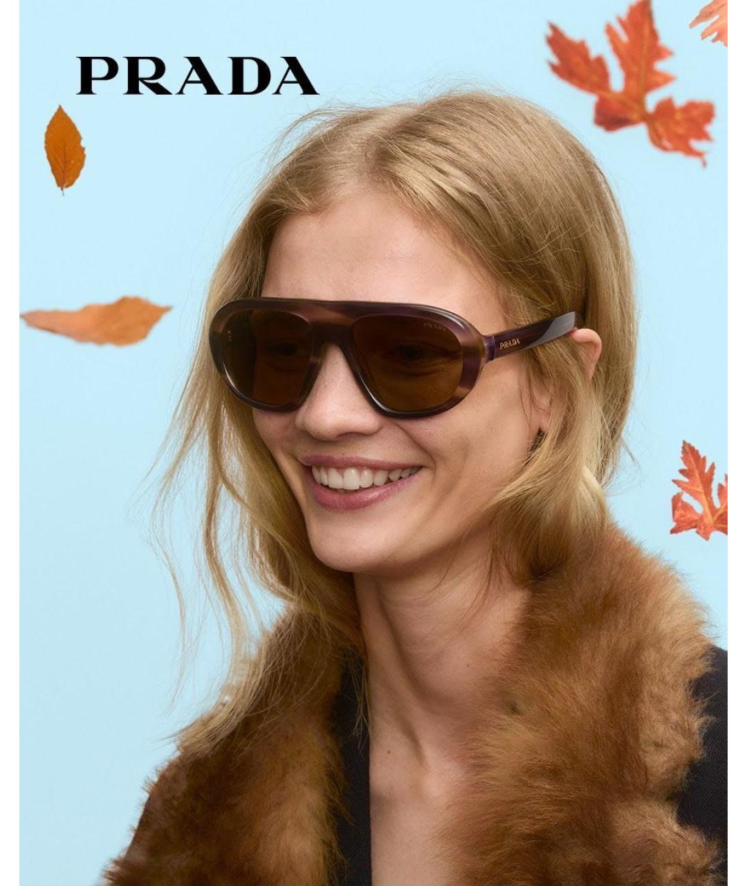 PRADA Пластиковые солнцезащитные очки, фото 6