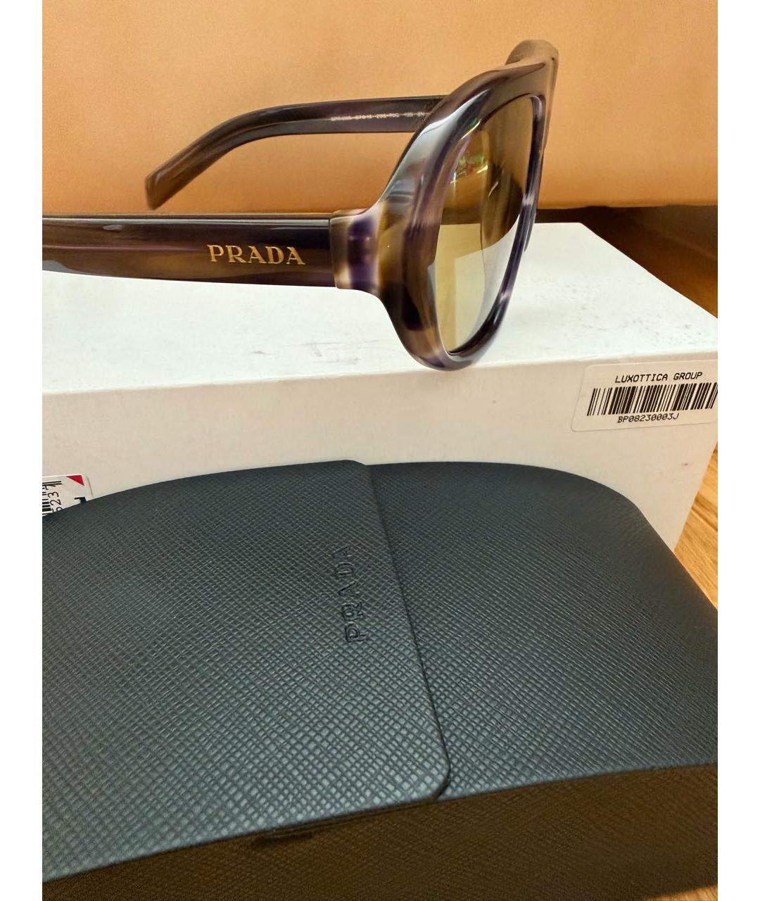 PRADA Пластиковые солнцезащитные очки, фото 3