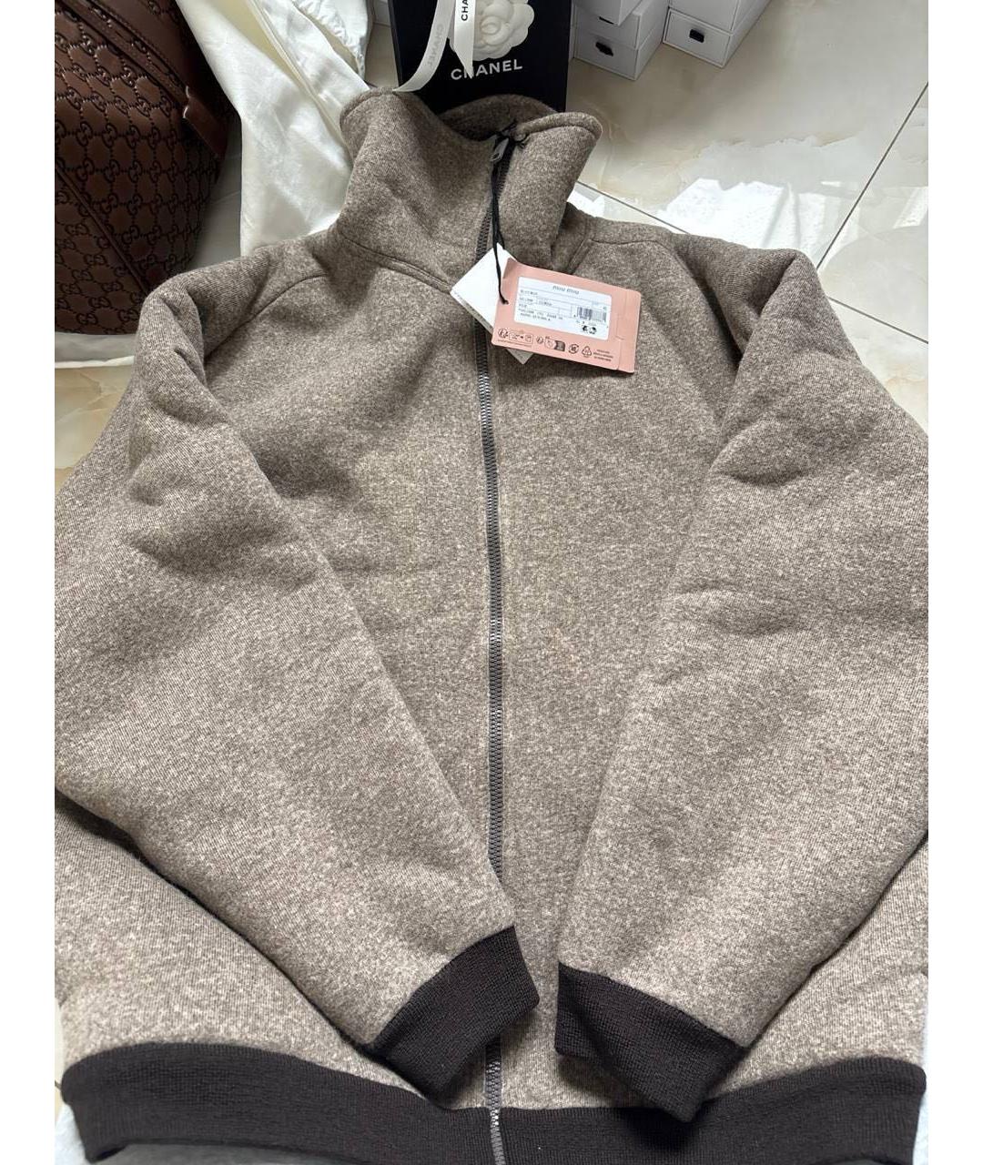 MIU MIU Антрацитовая куртка, фото 4
