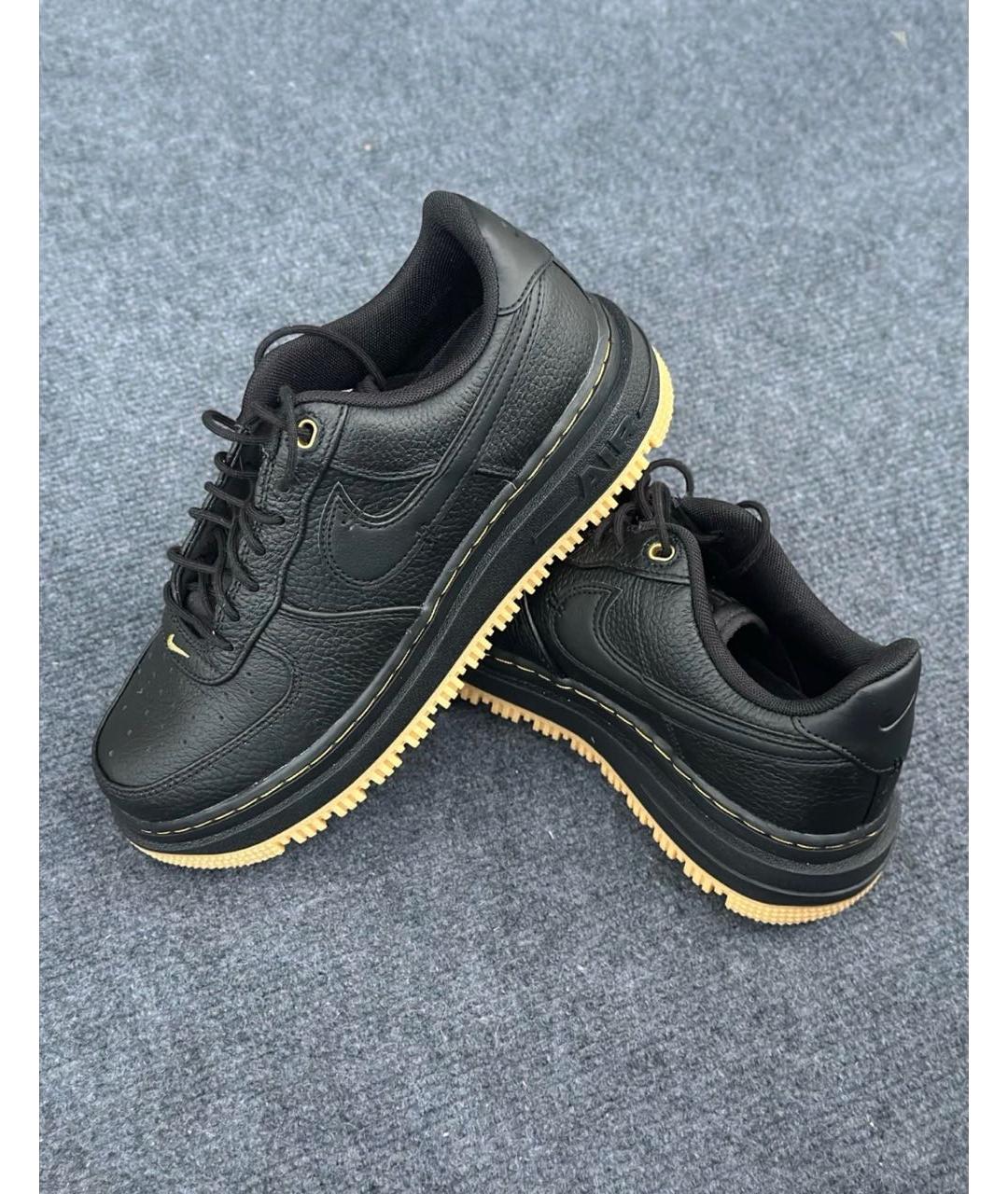 NIKE Черные низкие кроссовки / кеды, фото 4