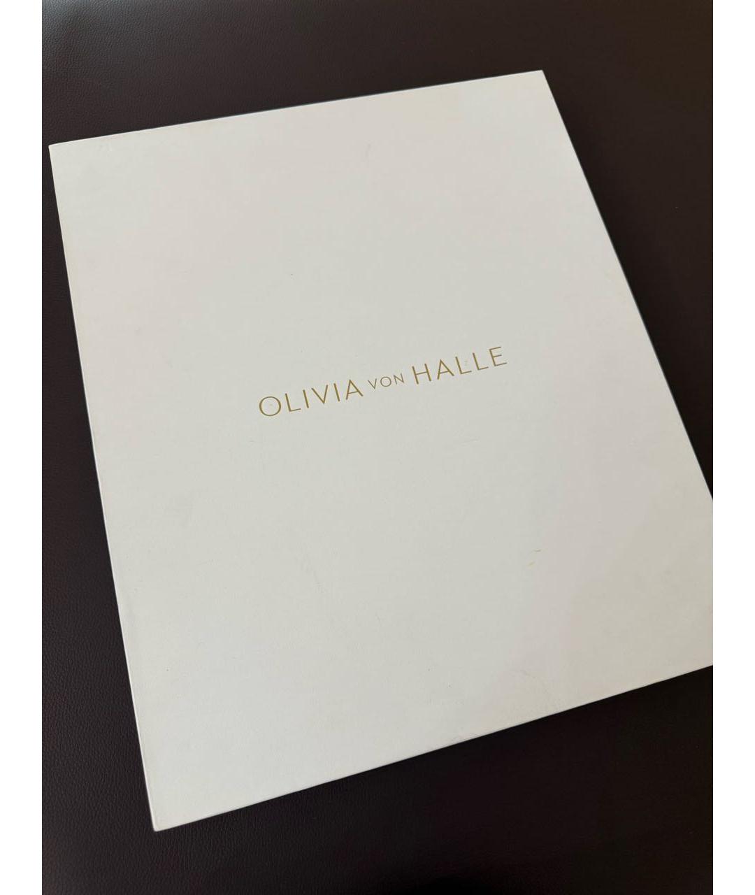OLIVIA VON HALLE Розовое шелковое коктейльное платье, фото 5