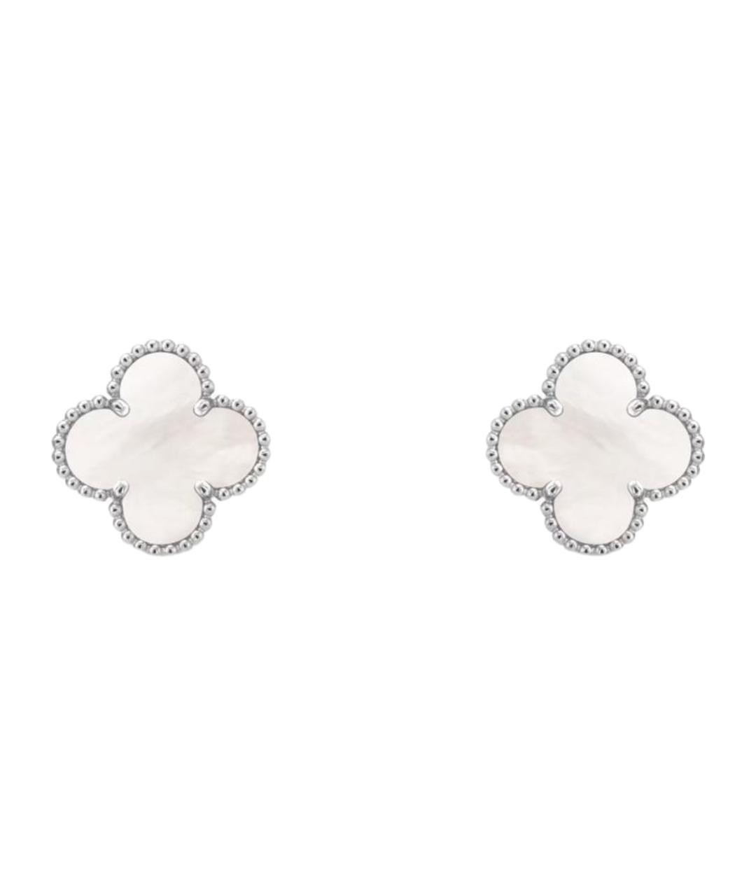 VAN CLEEF & ARPELS Серебряные серьги из белого золота, фото 1