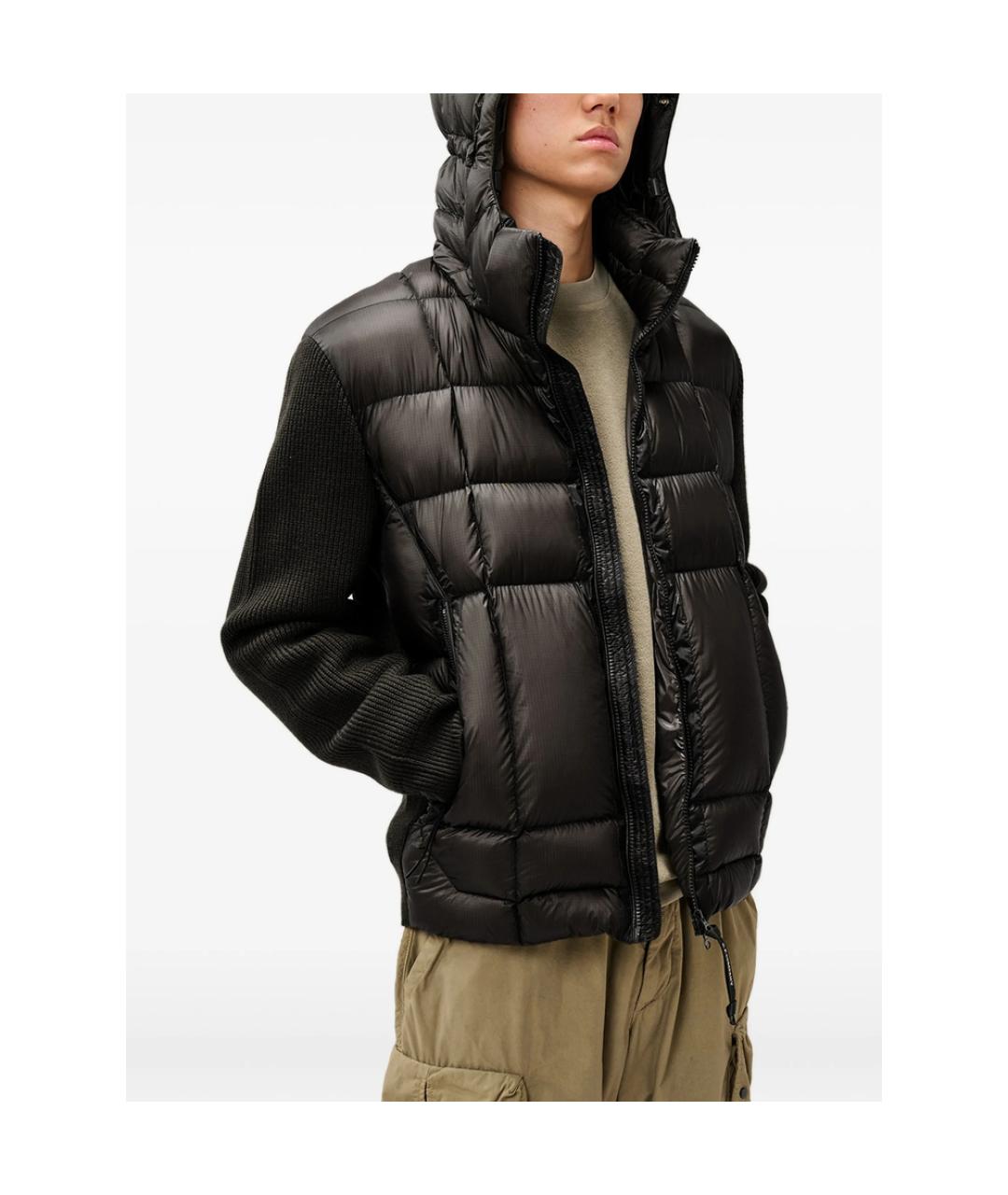 CP COMPANY Черная полиамидовая куртка, фото 4