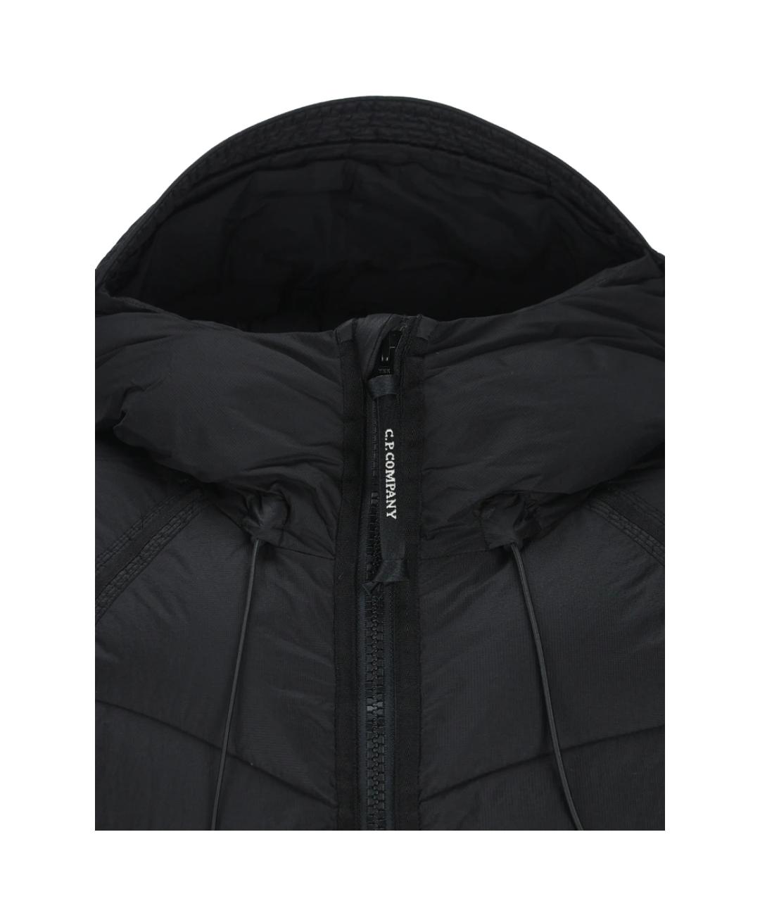 CP COMPANY Черный полиэстеровый пуховик, фото 2