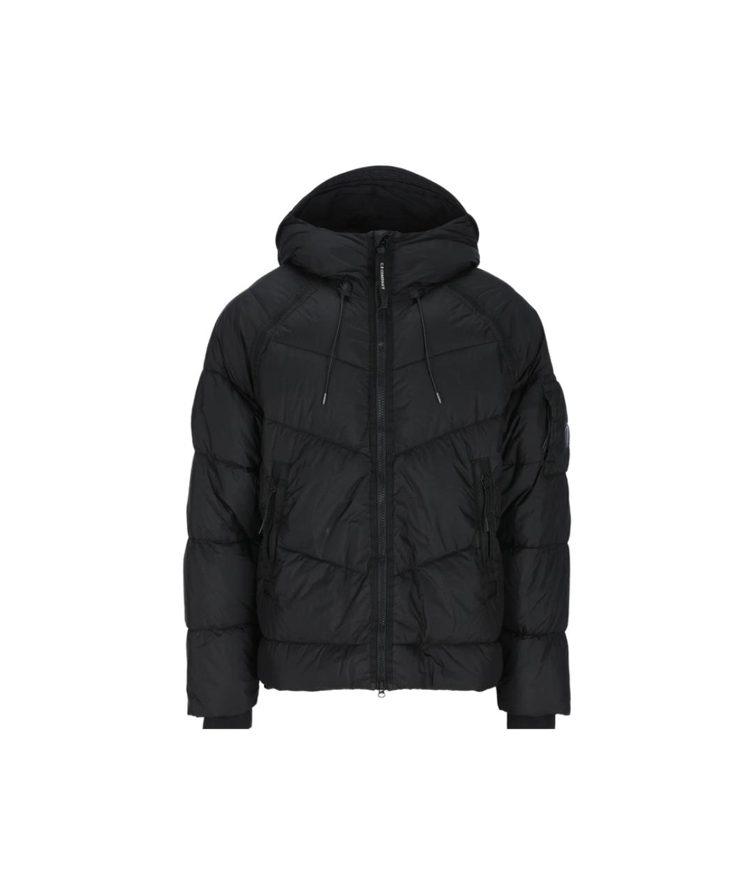 CP COMPANY Черный полиэстеровый пуховик, фото 1