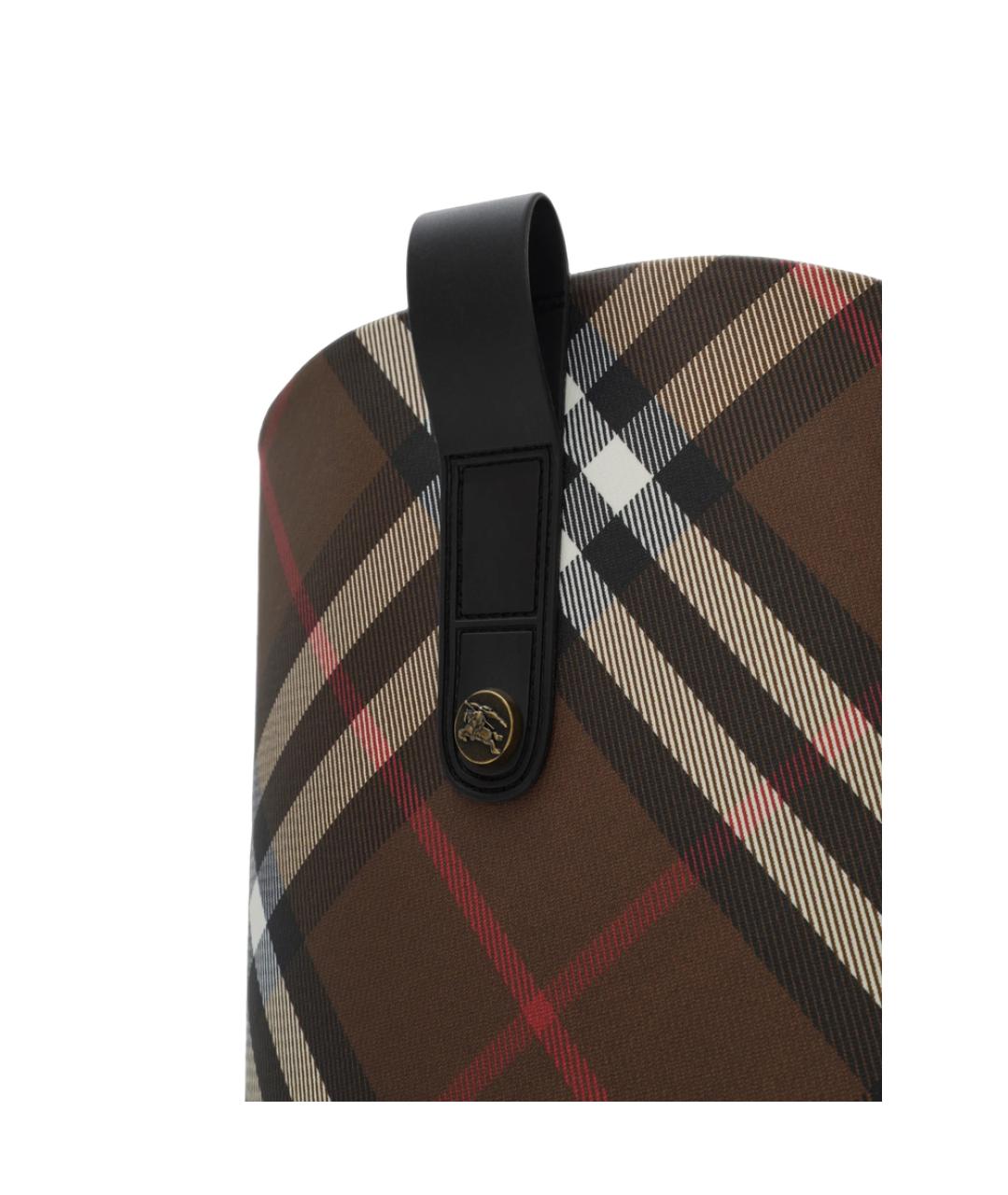 BURBERRY Коричневые синтетические сапоги, фото 2