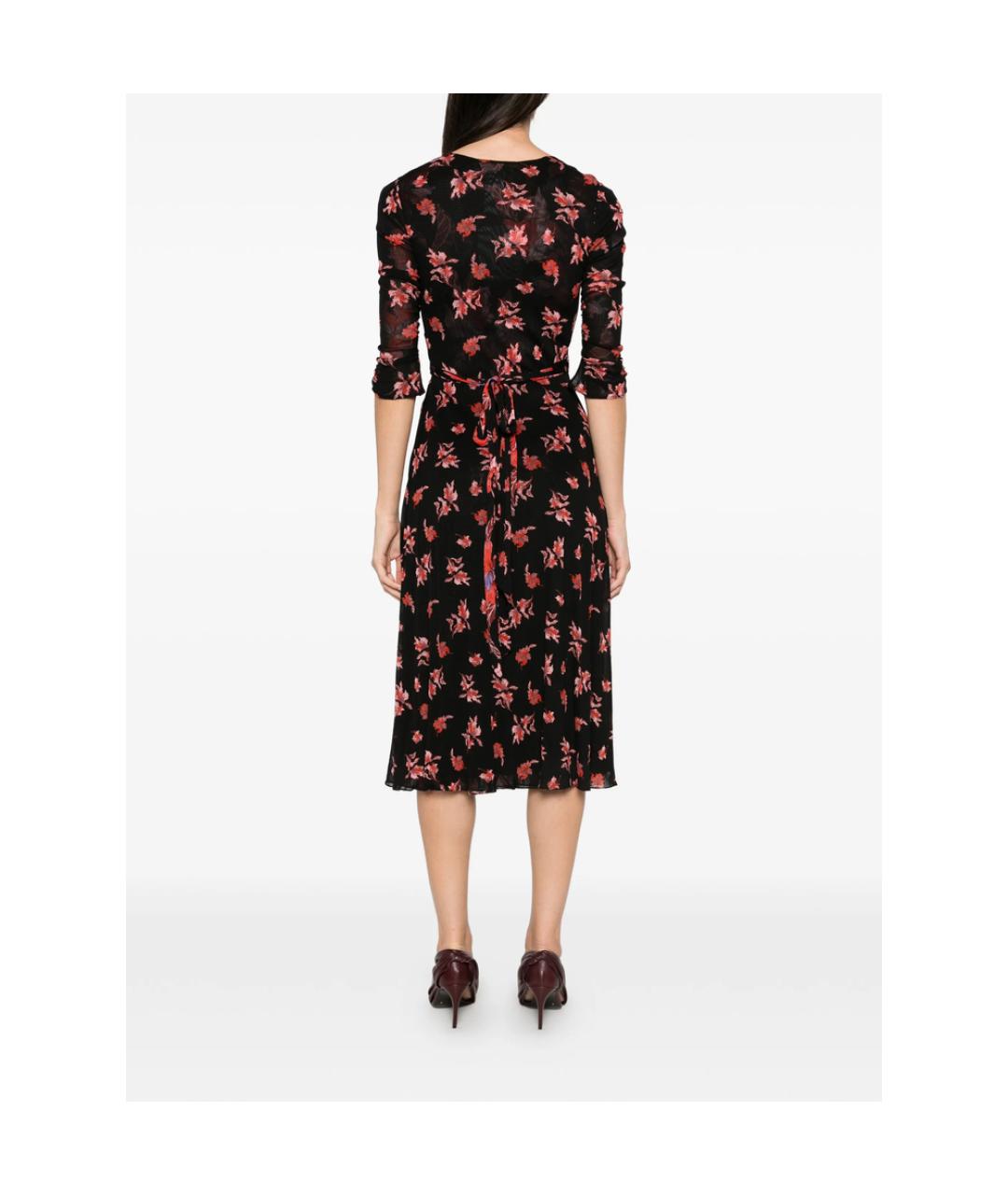 DIANE VON FURSTENBERG Мульти полиамидовое повседневное платье, фото 2