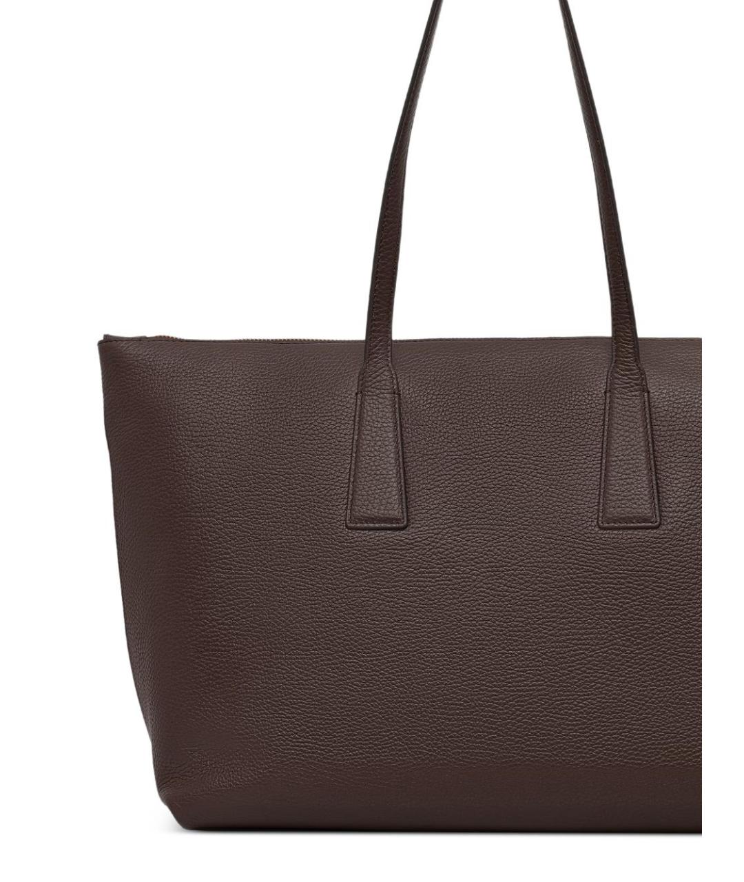 FURLA Коричневая кожаная сумка тоут, фото 4