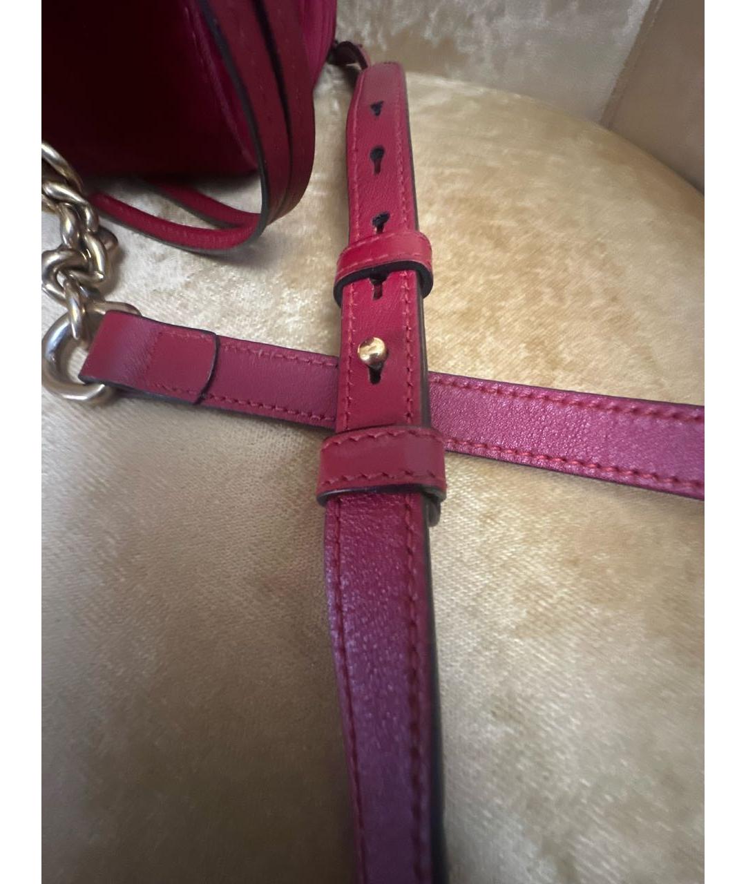 GUCCI Бордовая тканевая сумка через плечо, фото 8