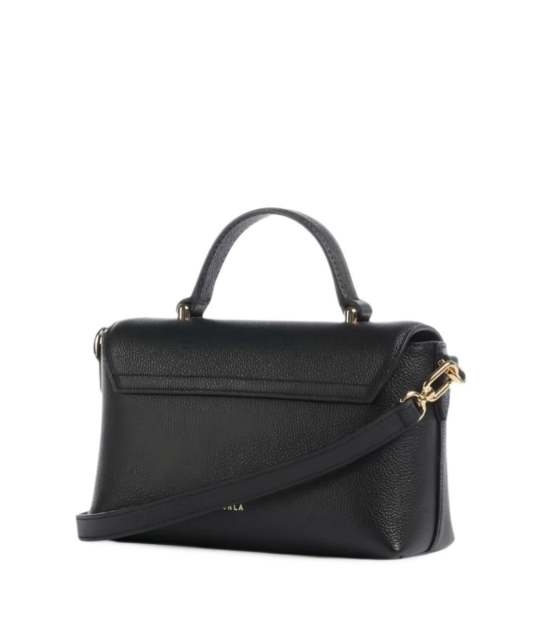FURLA Черная сумка тоут, фото 2
