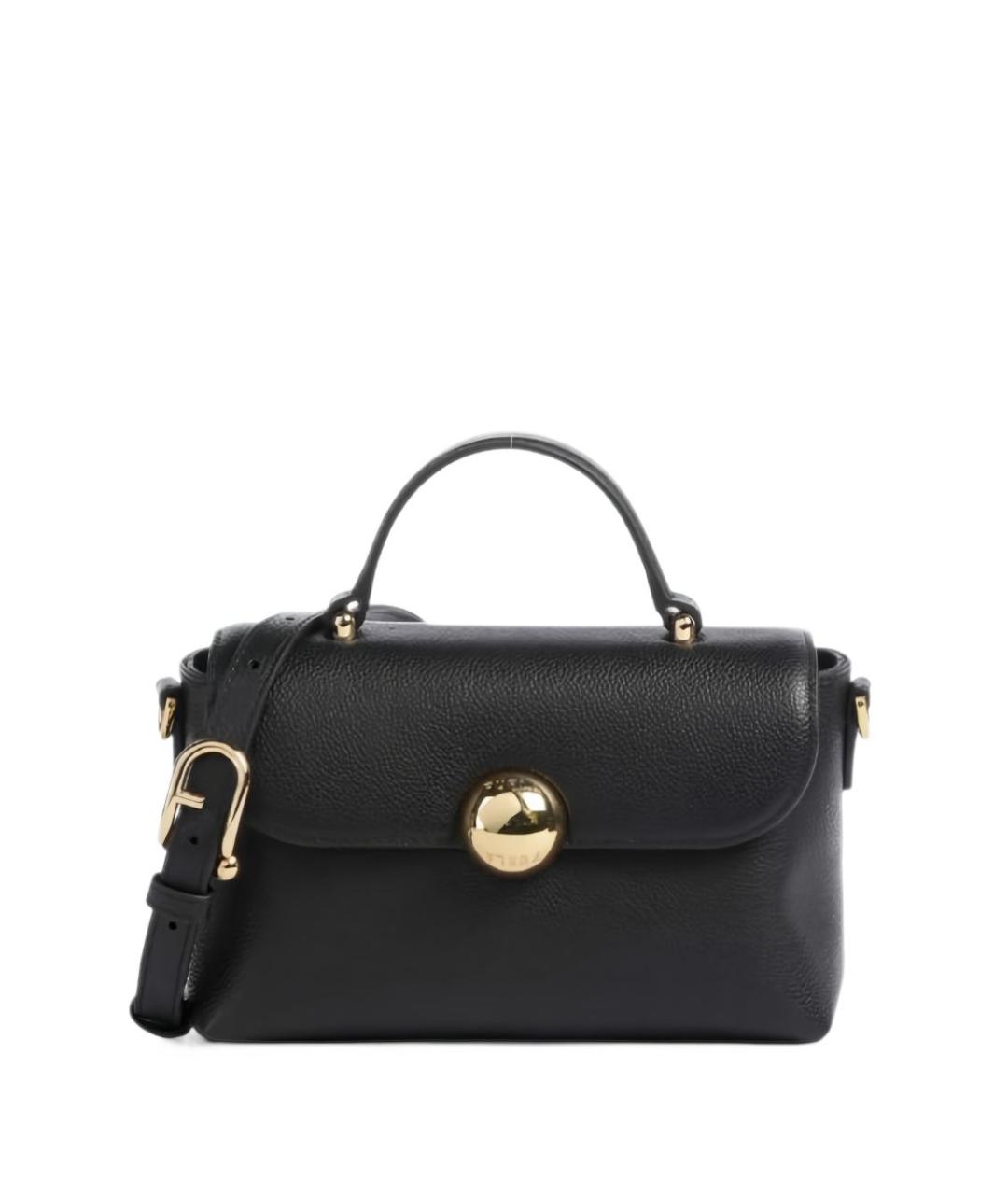 FURLA Черная сумка тоут, фото 4