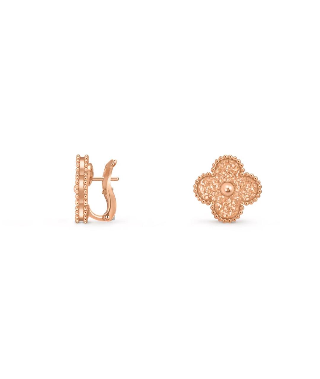 VAN CLEEF & ARPELS Золотые серьги из розового золота, фото 4