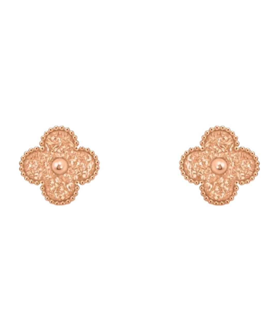 VAN CLEEF & ARPELS Золотые серьги из розового золота, фото 1