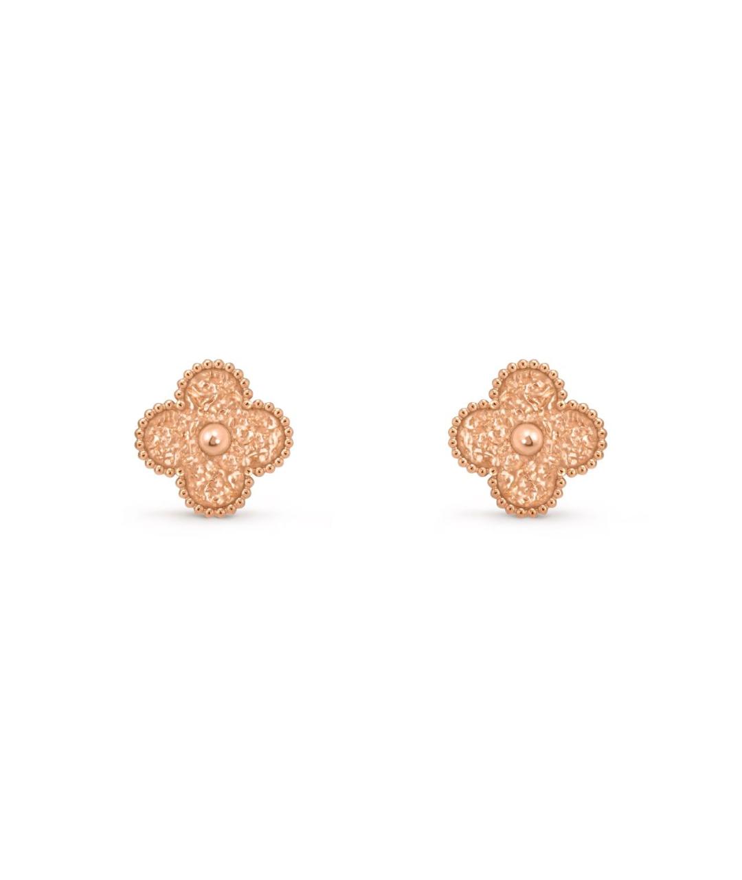 VAN CLEEF & ARPELS Золотые серьги из розового золота, фото 5