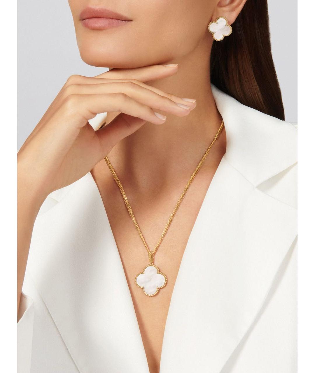 VAN CLEEF & ARPELS Золотые серьги из желтого золота, фото 4