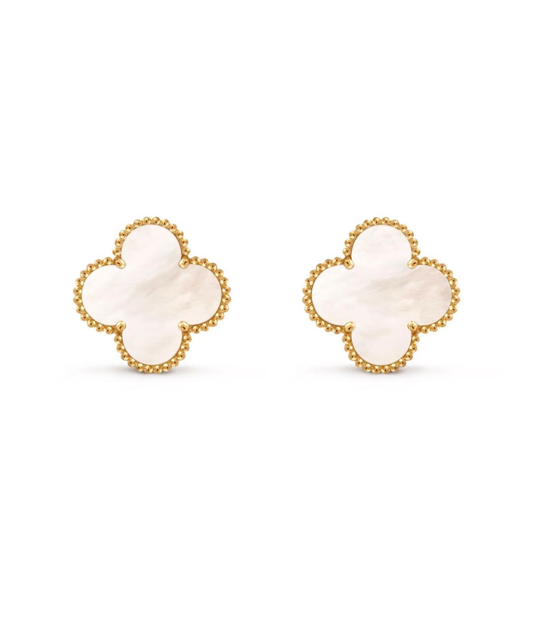 VAN CLEEF & ARPELS Золотые серьги из желтого золота, фото 5