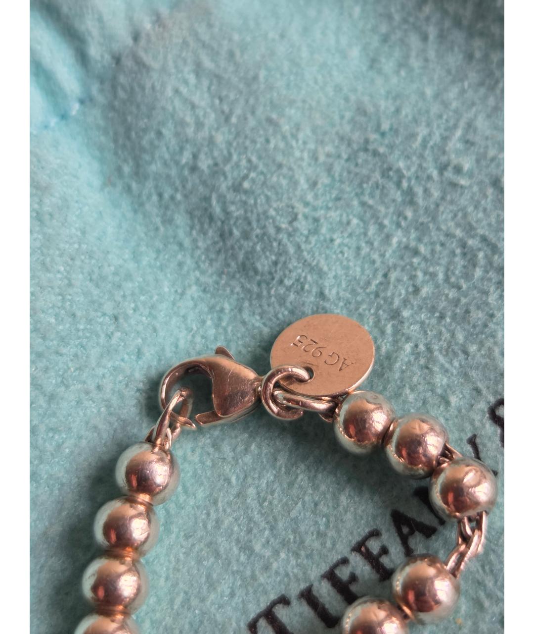 TIFFANY&CO Бирюзовый серебряный браслет, фото 4