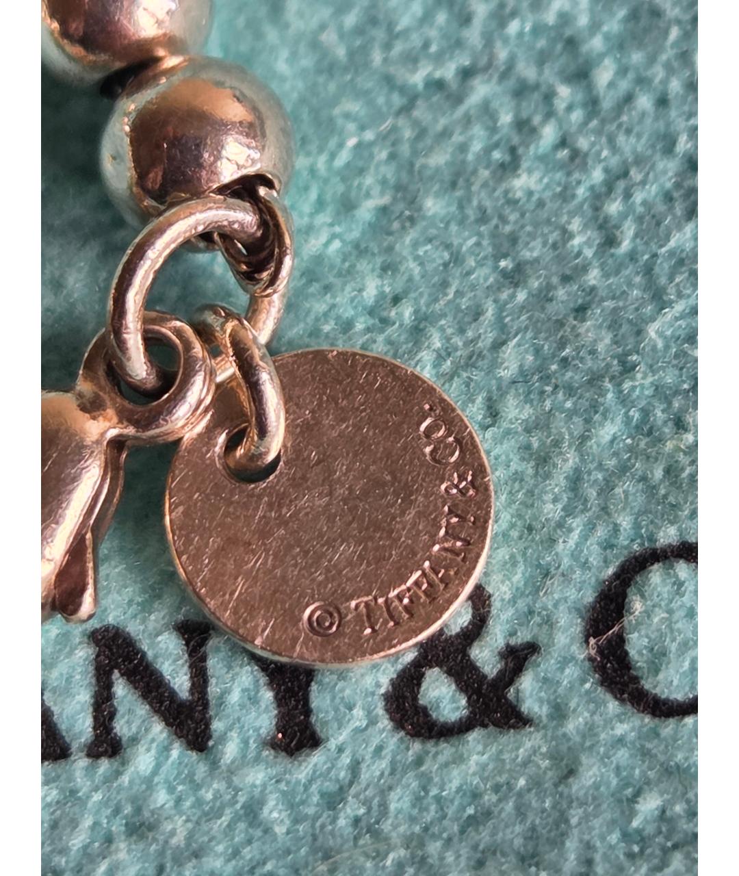 TIFFANY&CO Бирюзовый серебряный браслет, фото 5
