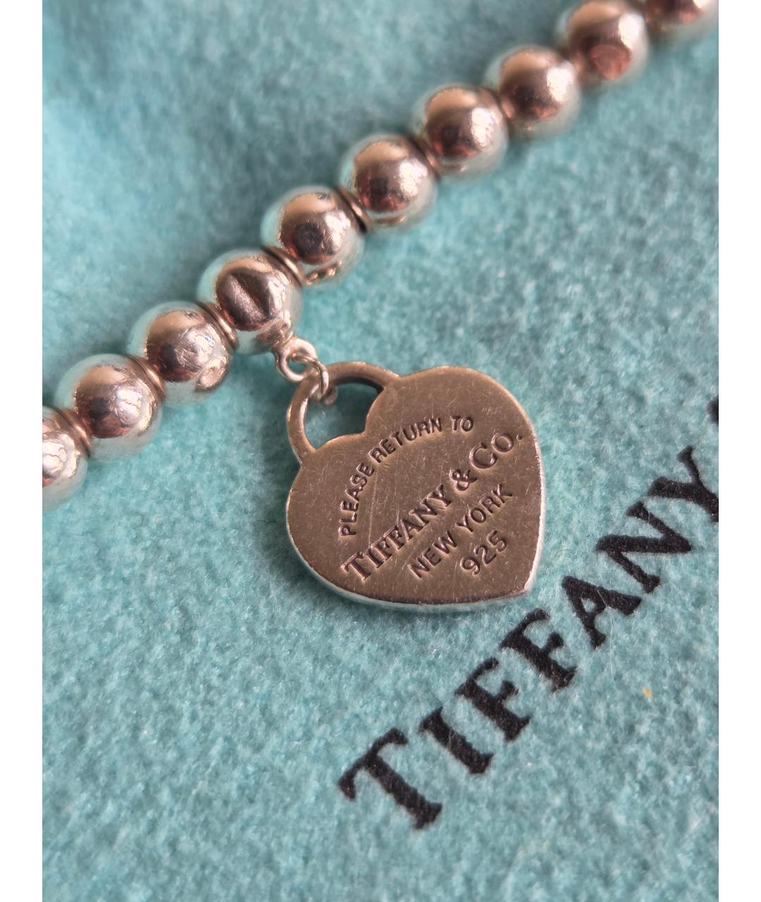 TIFFANY&CO Бирюзовый серебряный браслет, фото 3