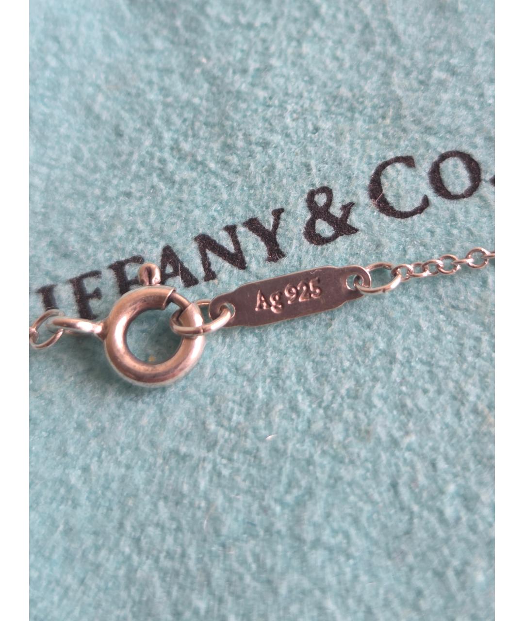TIFFANY&CO Бирюзовое серебряное колье, фото 6