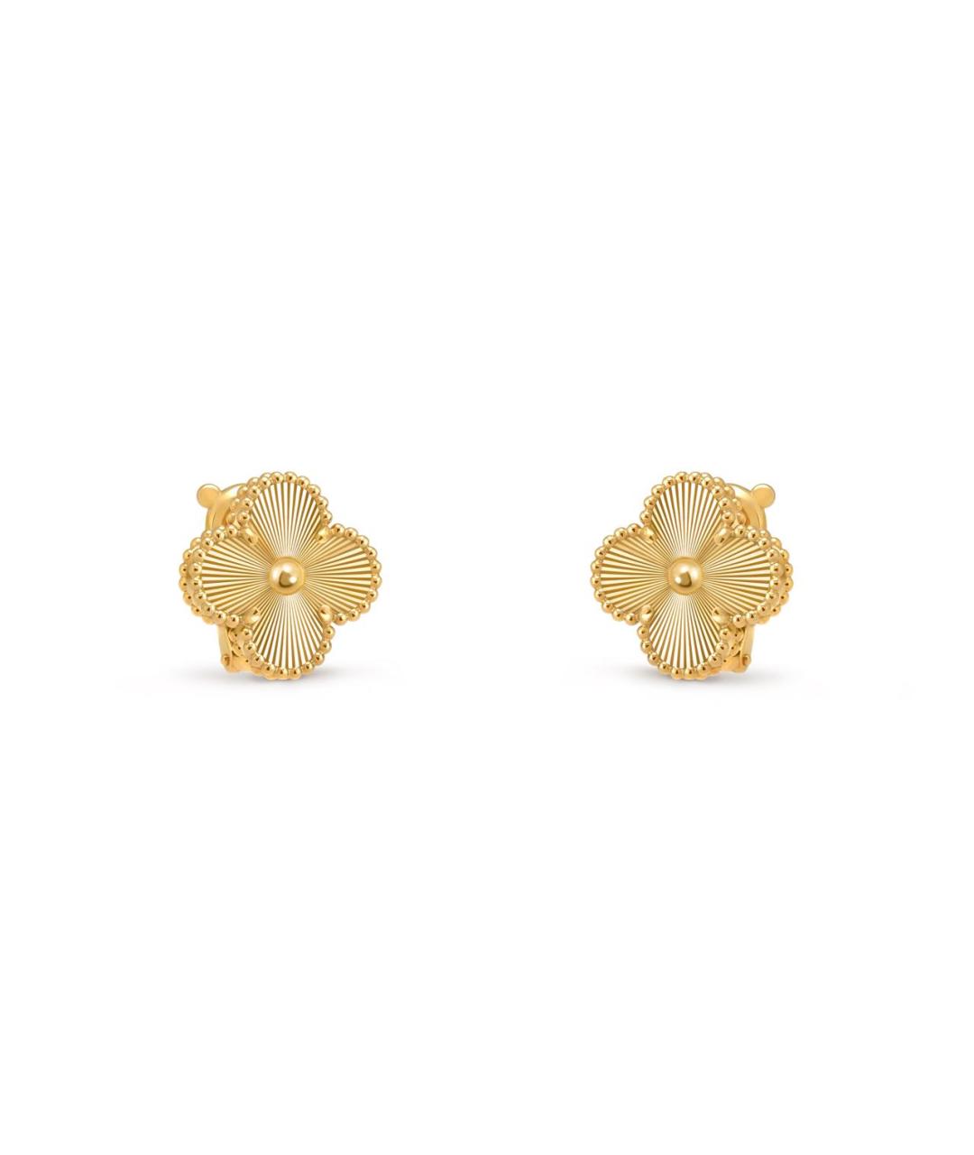 VAN CLEEF & ARPELS Золотые серьги из желтого золота, фото 2