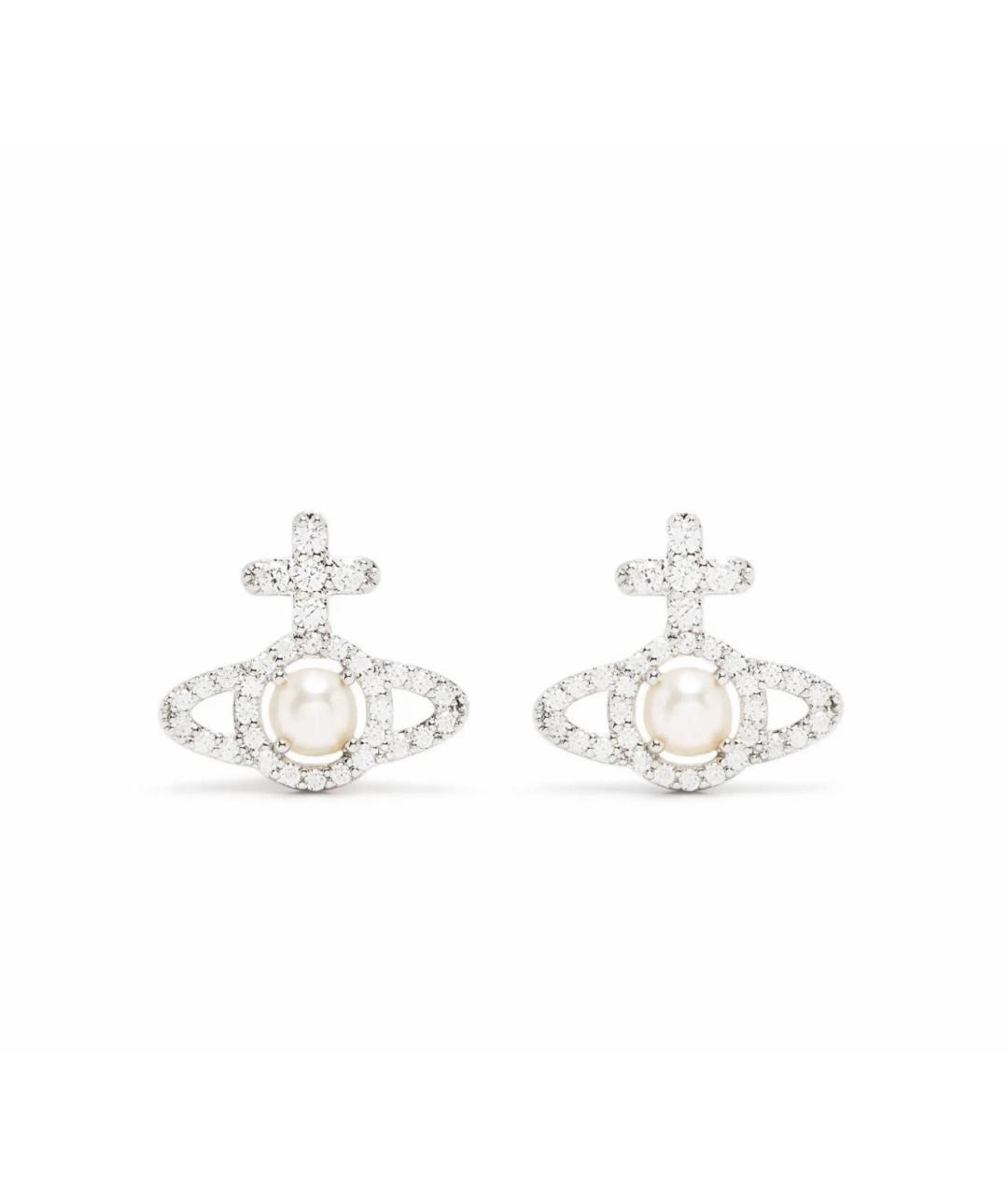 VIVIENNE WESTWOOD Серебряные латунные серьги, фото 5