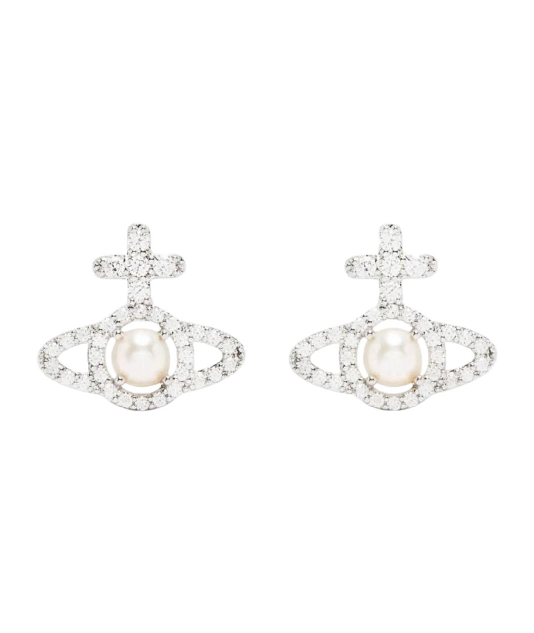 VIVIENNE WESTWOOD Серебряные латунные серьги, фото 1