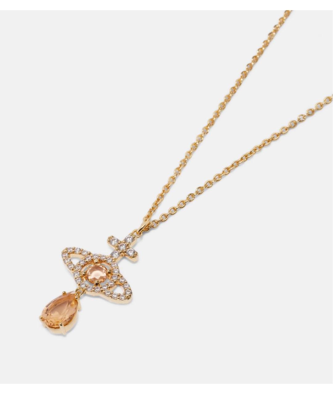 VIVIENNE WESTWOOD Золотое латунное колье, фото 5