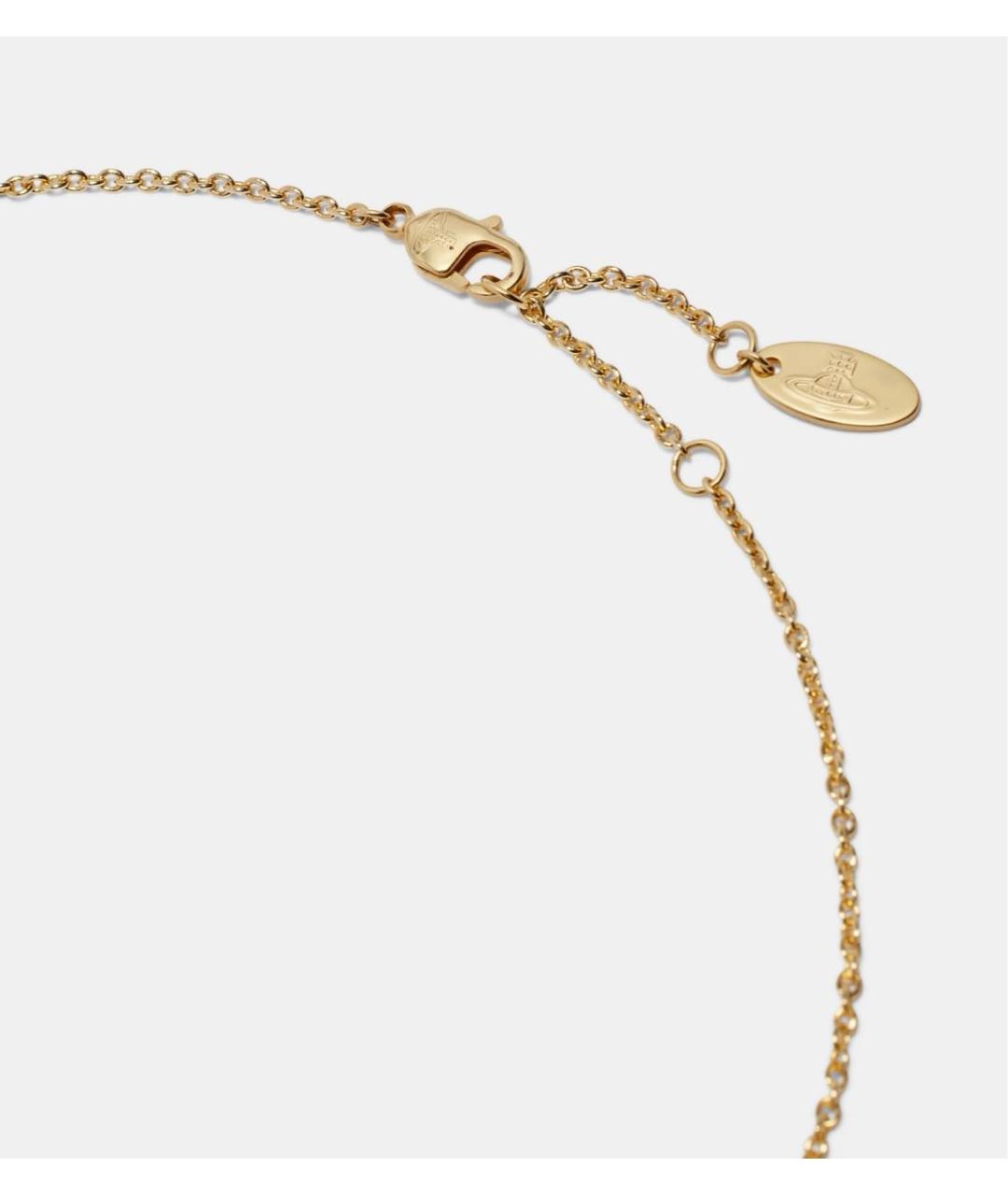 VIVIENNE WESTWOOD Золотое латунное колье, фото 6