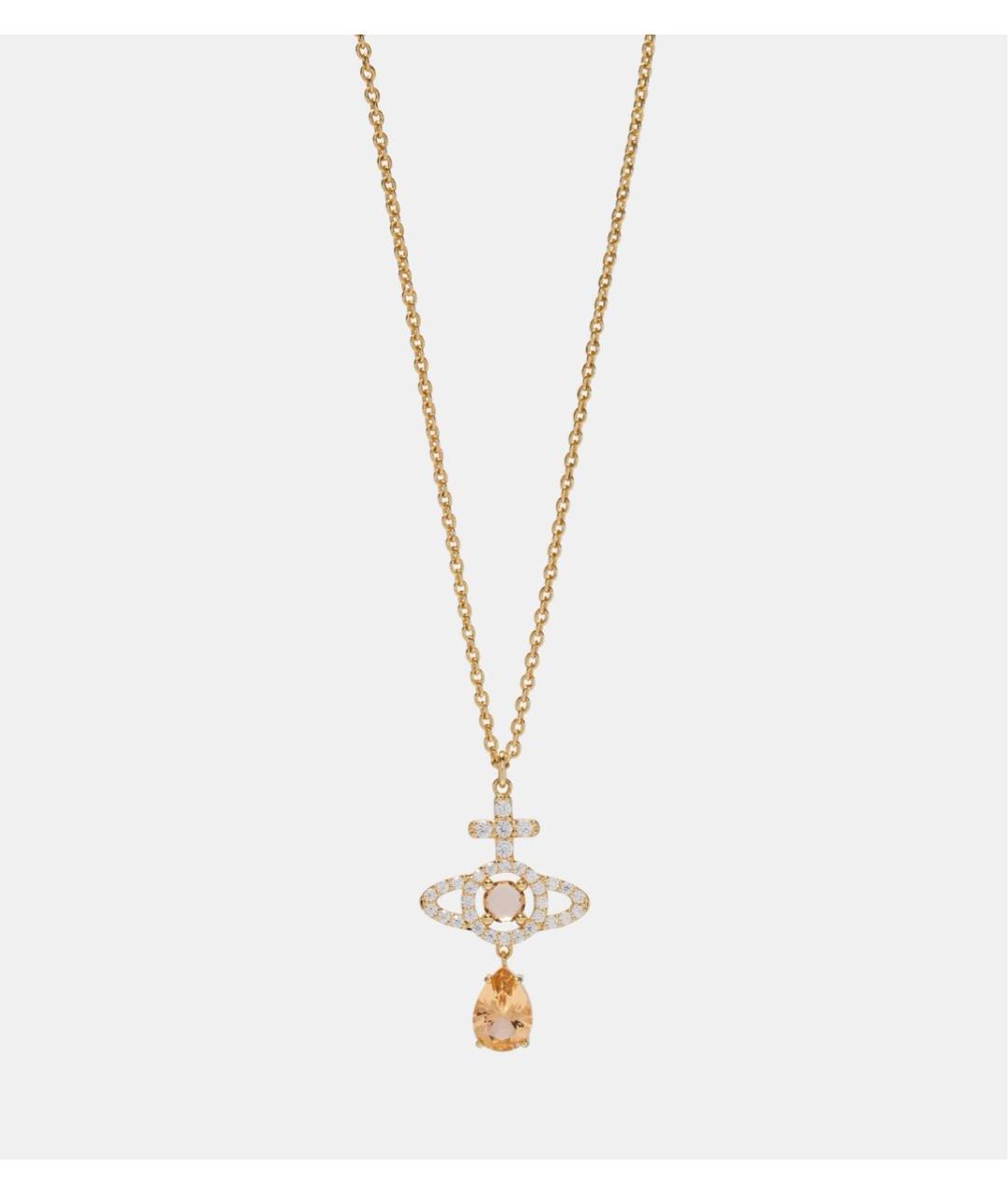 VIVIENNE WESTWOOD Золотое латунное колье, фото 7