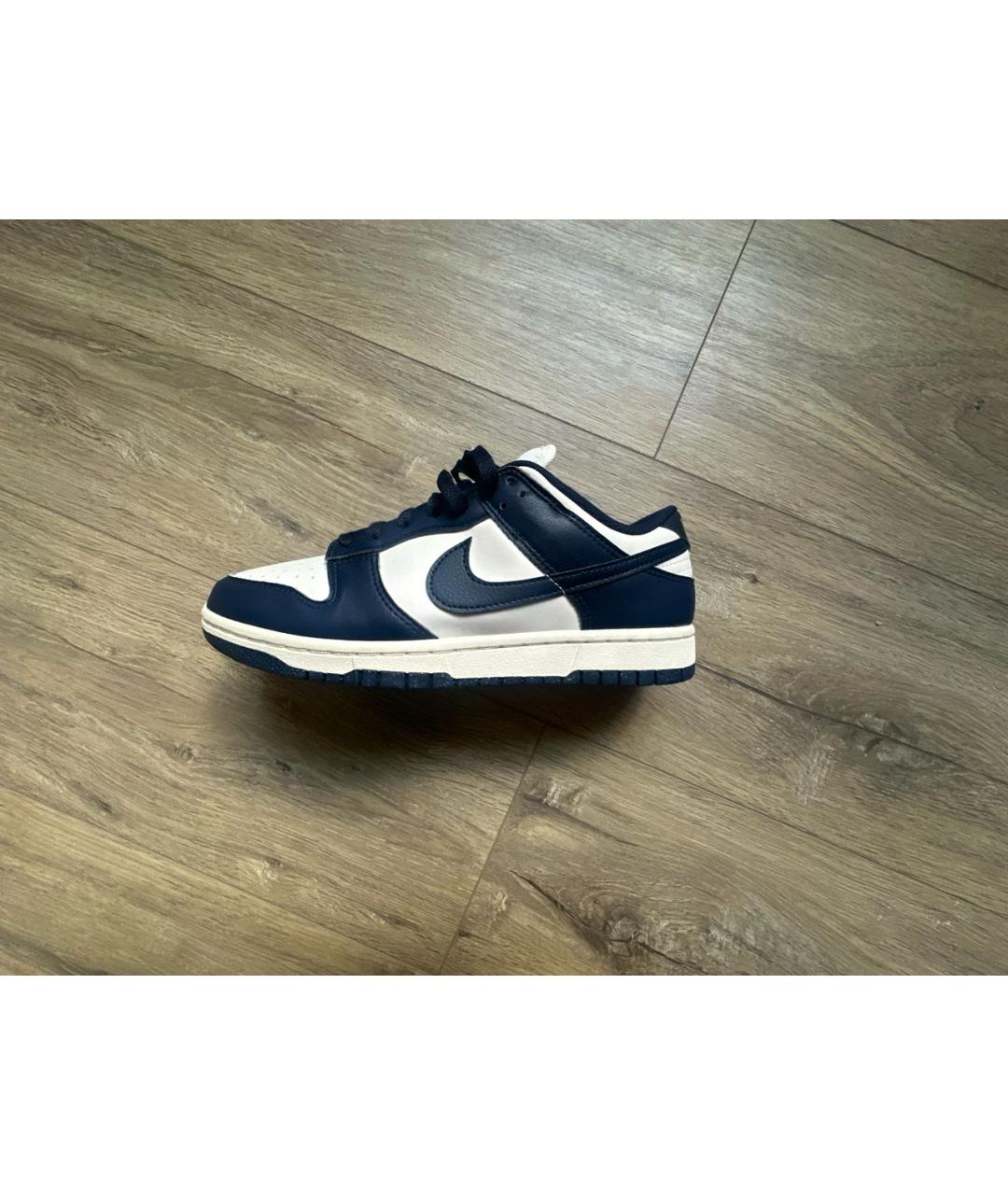 NIKE Синие кожаные кеды, фото 6