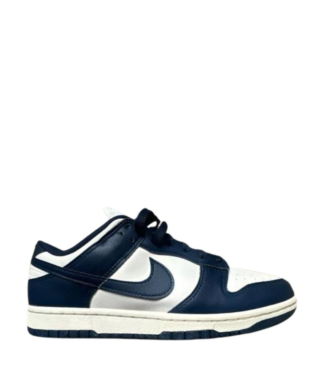 NIKE Синие кожаные кеды, фото 1