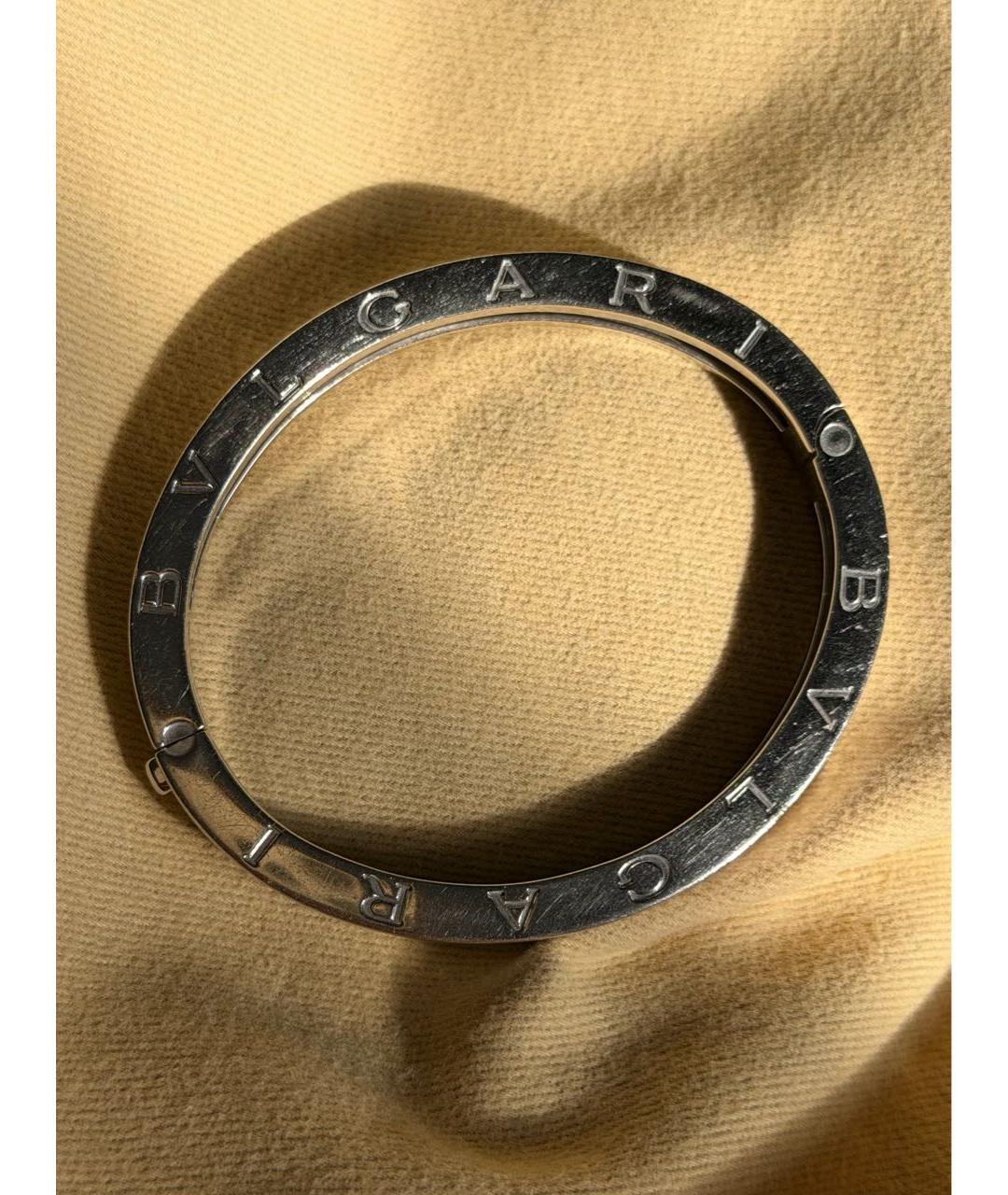BVLGARI Серебряный браслет из белого золота, фото 4