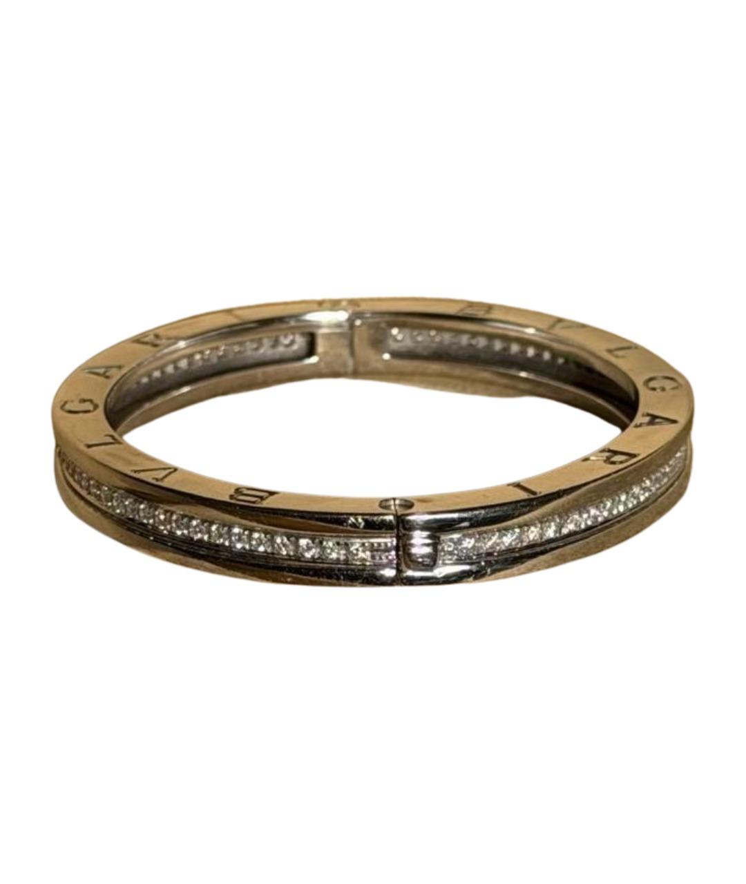 BVLGARI Серебряный браслет из белого золота, фото 1