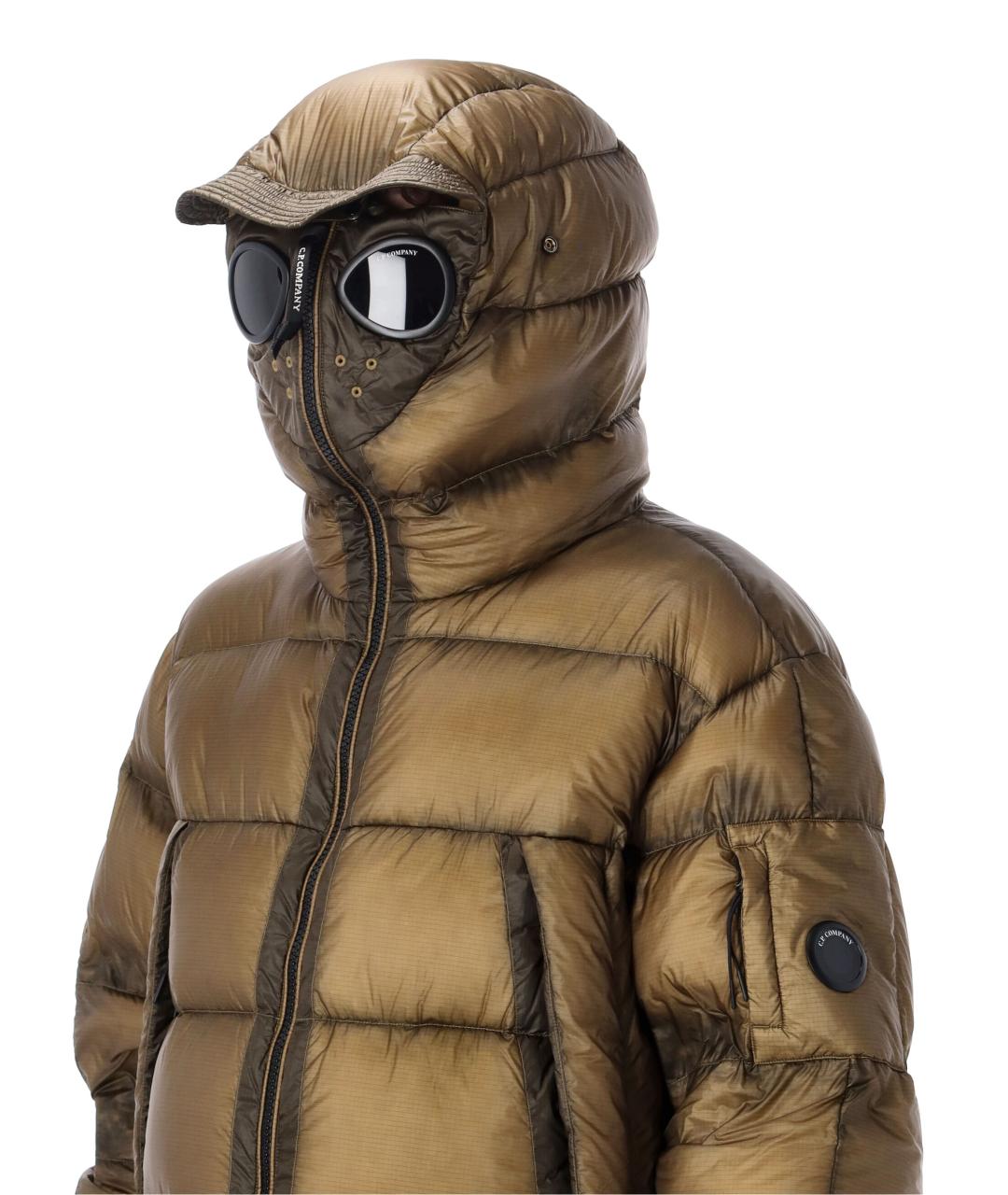 CP COMPANY Зеленый полиамидовый пуховик, фото 3