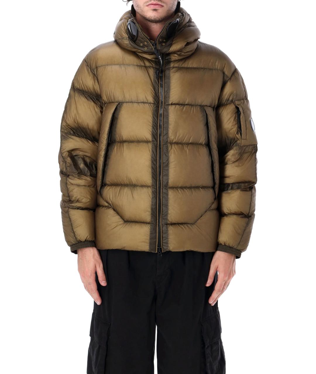 CP COMPANY Зеленый полиамидовый пуховик, фото 1