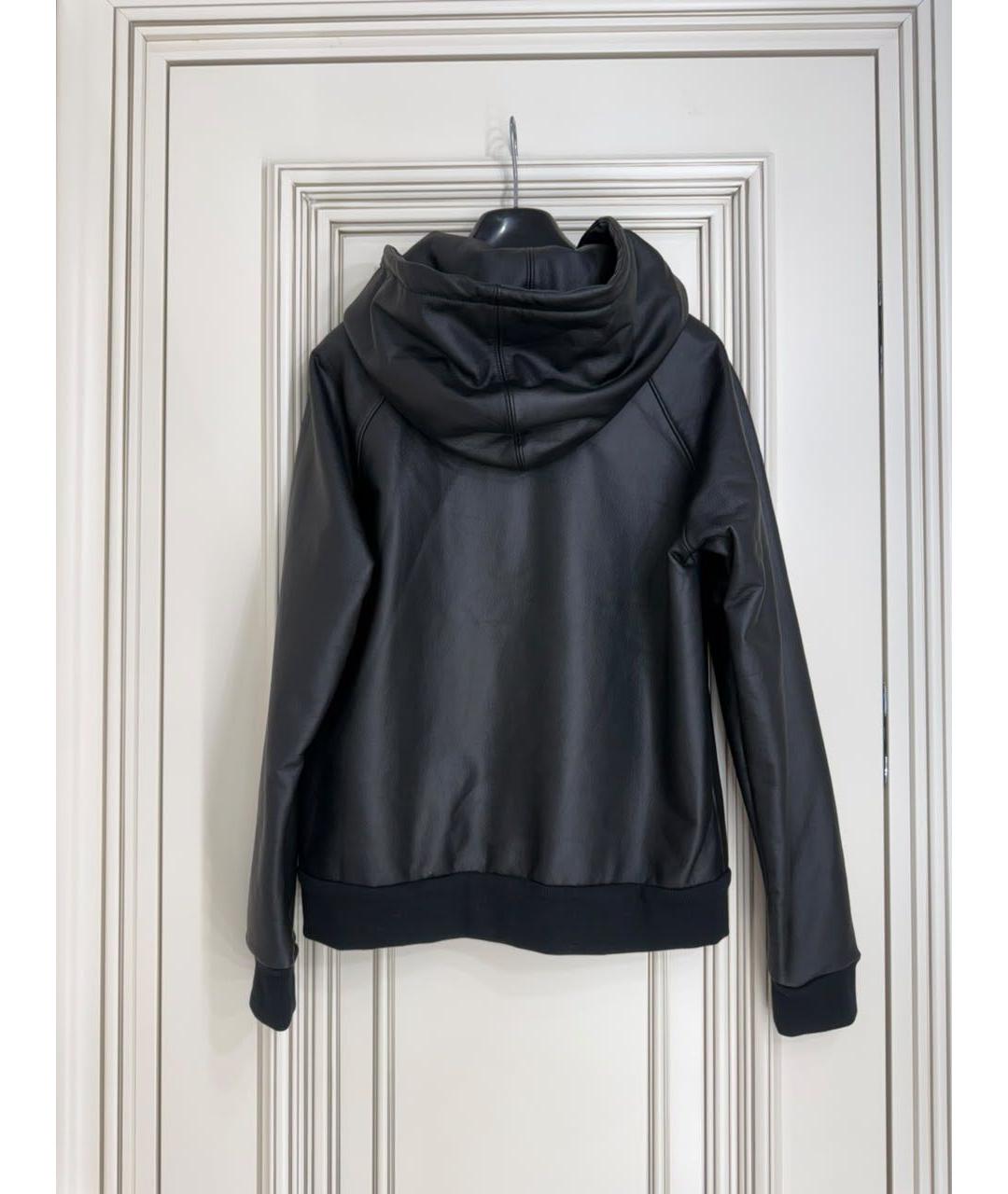 SAINT LAURENT Черная кожаная куртка, фото 2
