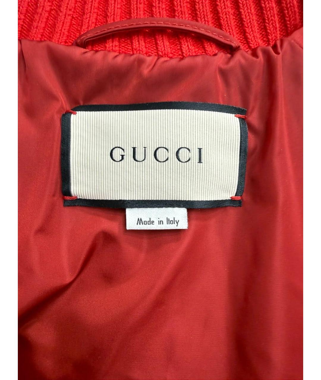 GUCCI Черная кожаная куртка, фото 3