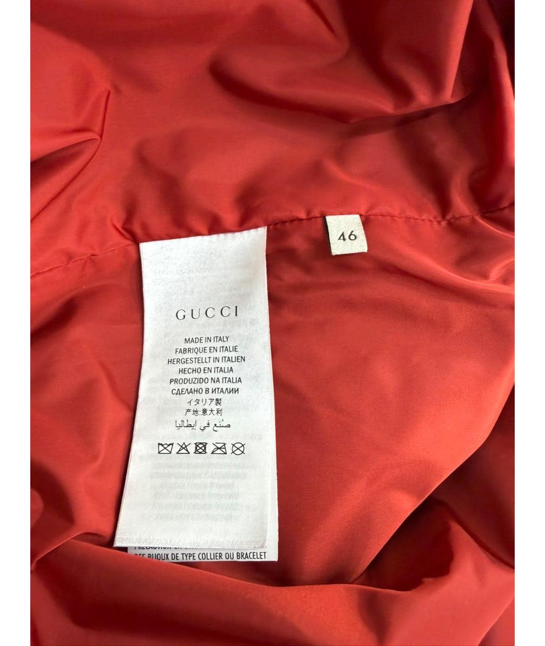 GUCCI Черная кожаная куртка, фото 4